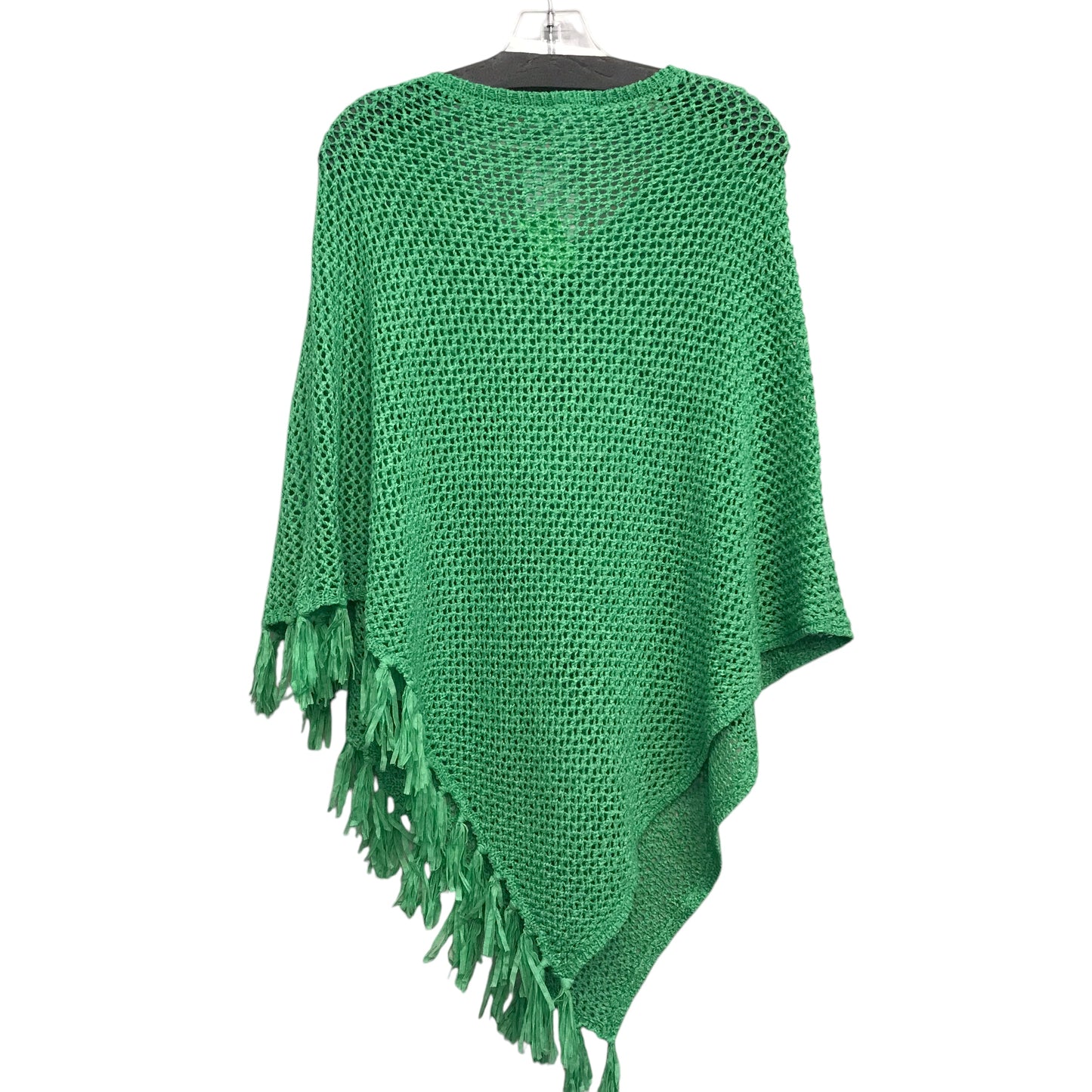 Poncho By Chicos In Green, Size:L/XL