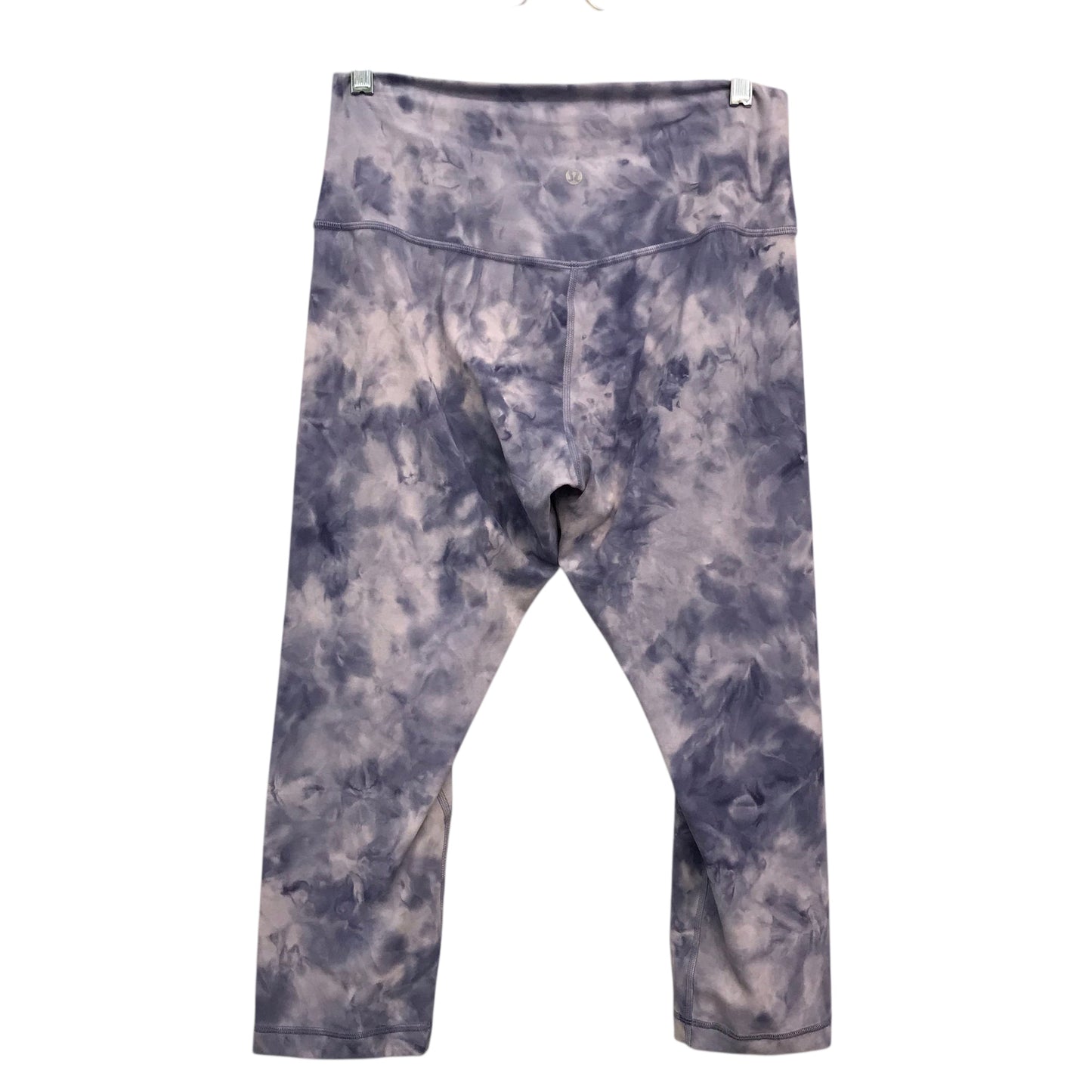 Athletic Capris By Lululemon In Tie Dye Print, Size:M