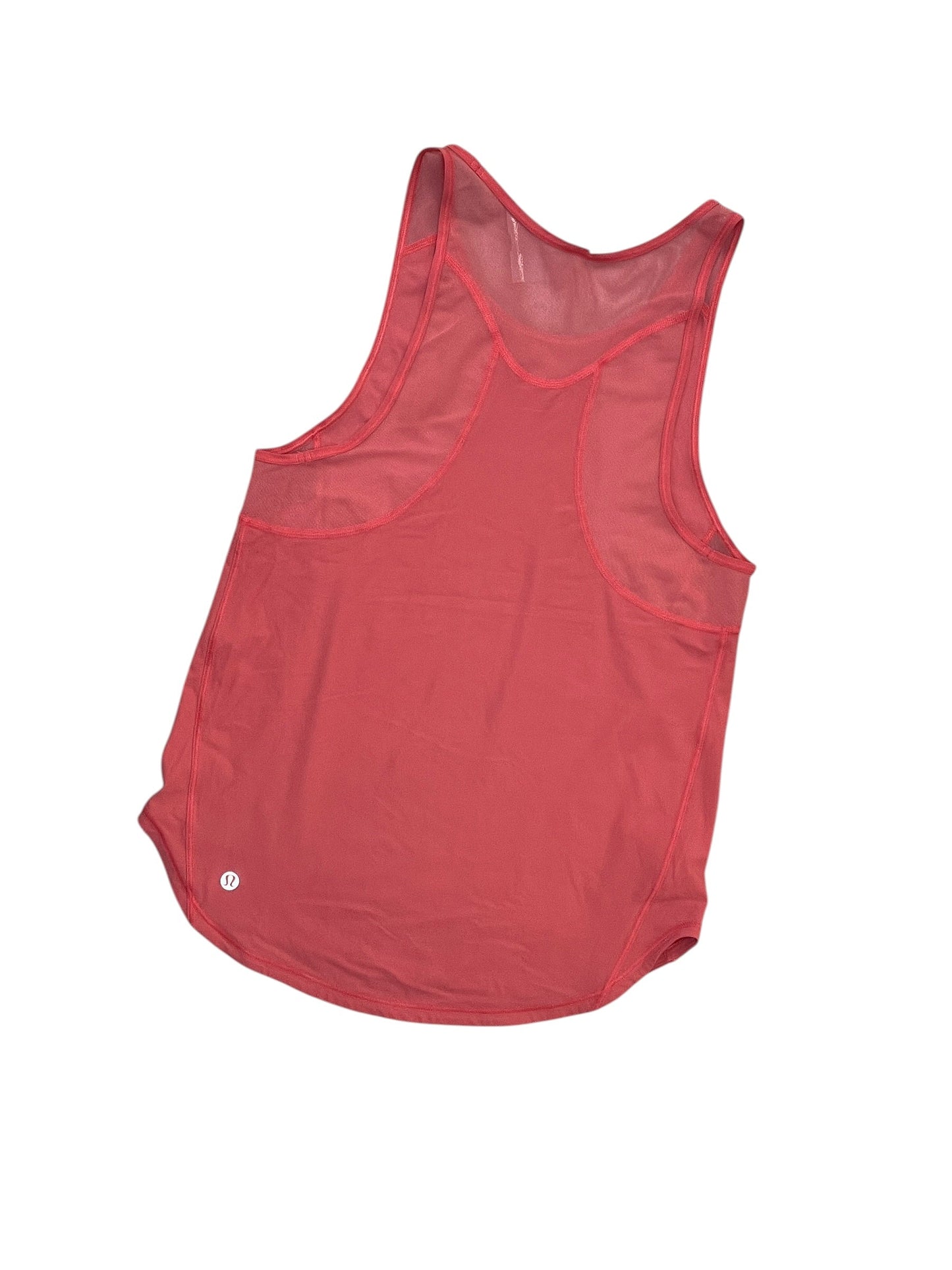 Athletic Tank Top By Lululemon In Pink, Size:S