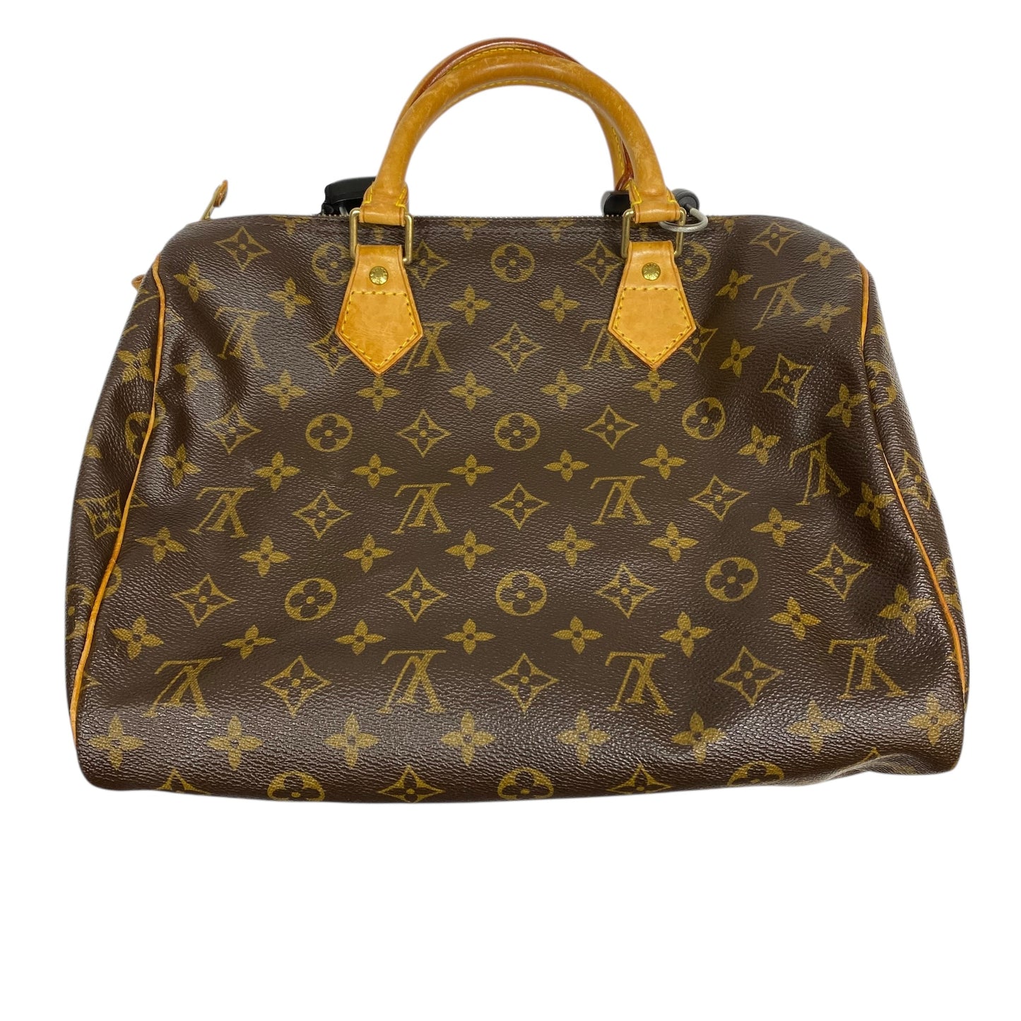 Handbag Luxury Designer By Louis Vuitton In Brown, Size:Medium