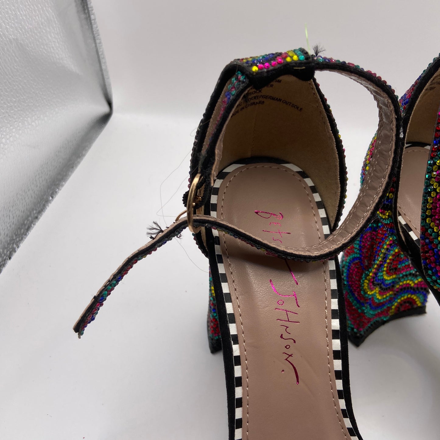 Shoes Heels Block By Betsey Johnson In Black, Size: 7.5