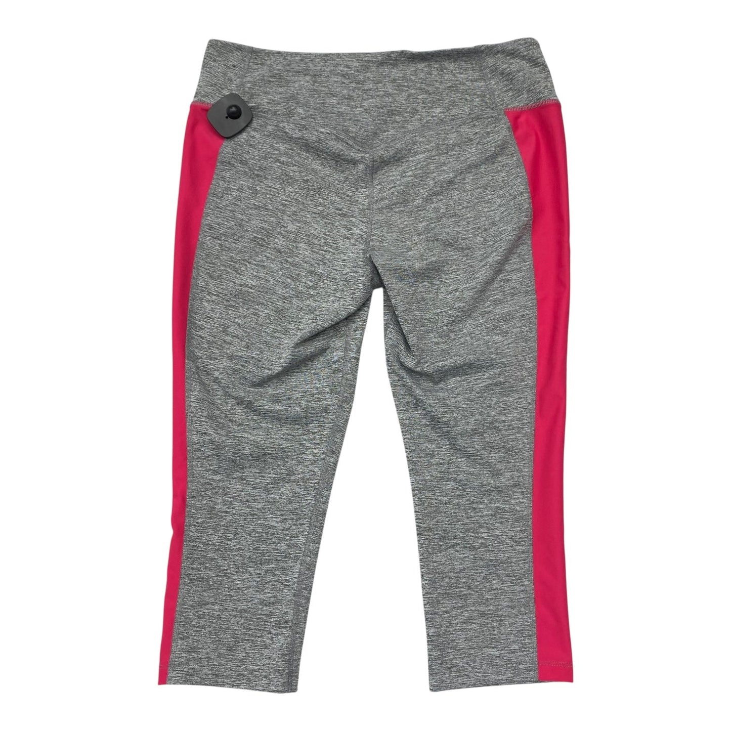 Athletic Capris By Nike In Grey & Pink, Size:Xl