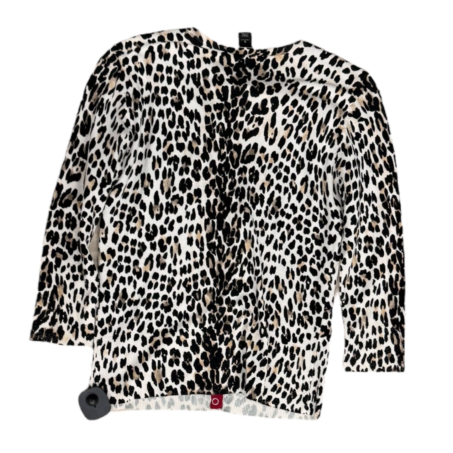 Sweater Cardigan By White House Black Market In Animal Print, Size:S