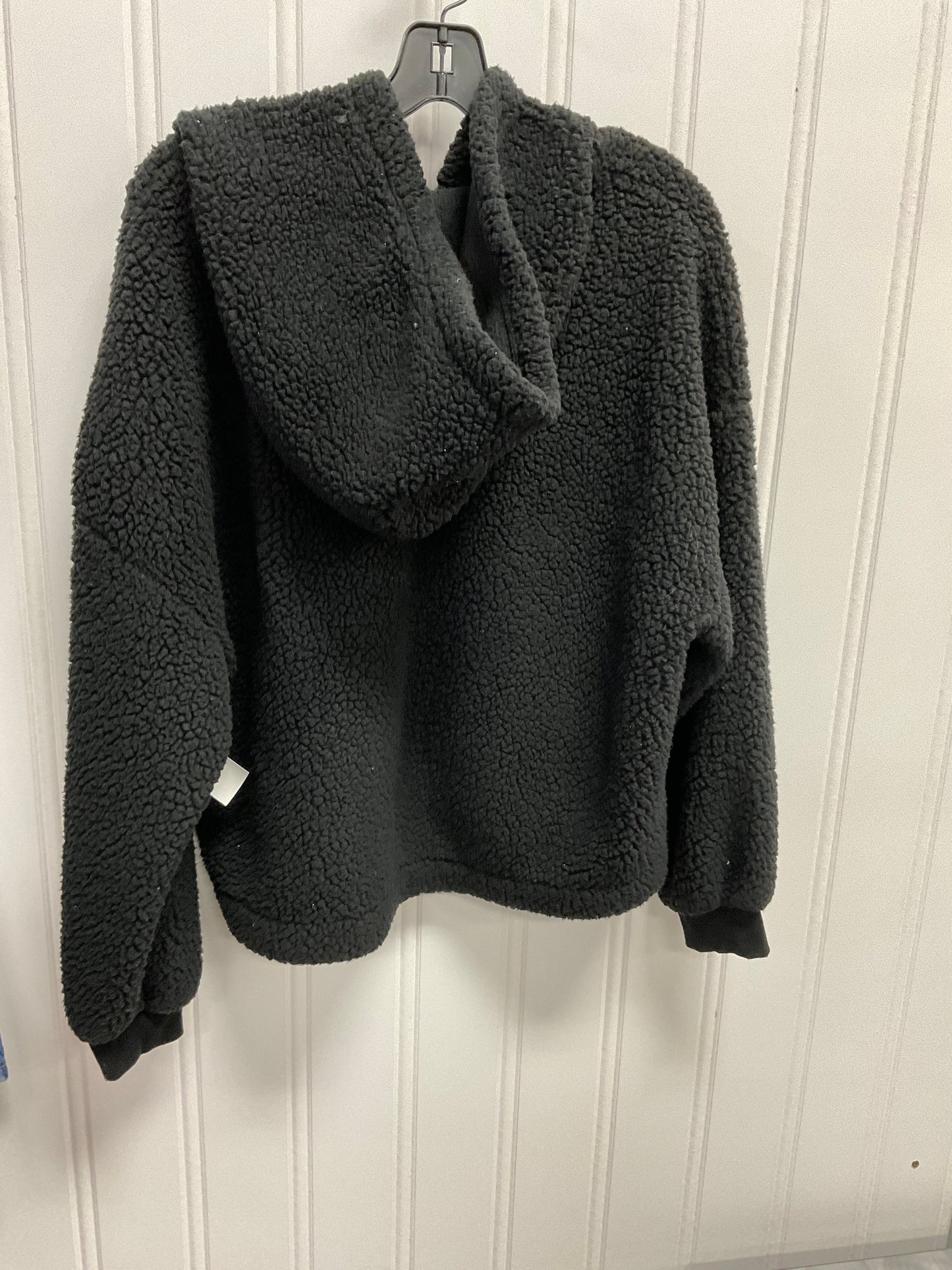 Jacket Faux Fur & Sherpa By Love Tree In Black, Size:L