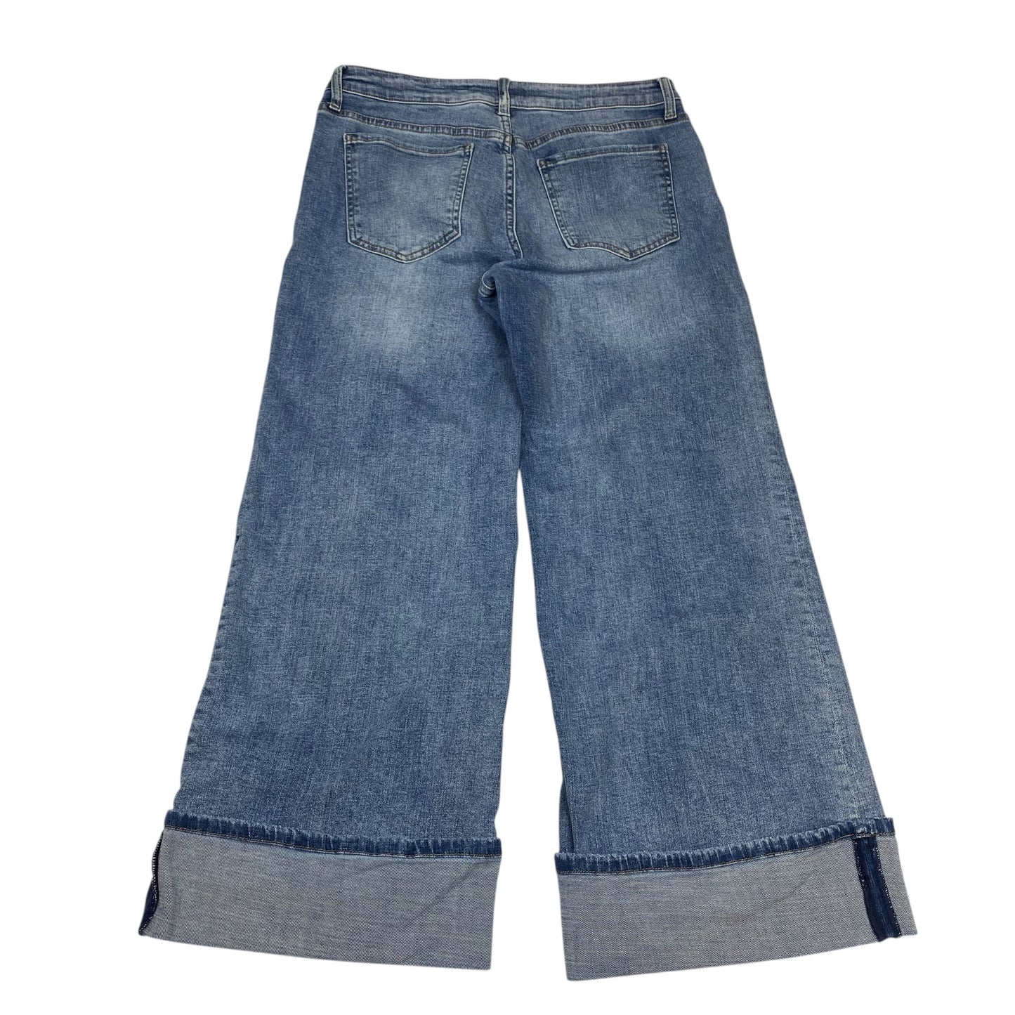 Jeans Wide Leg By Kut In Blue Denim, Size:10