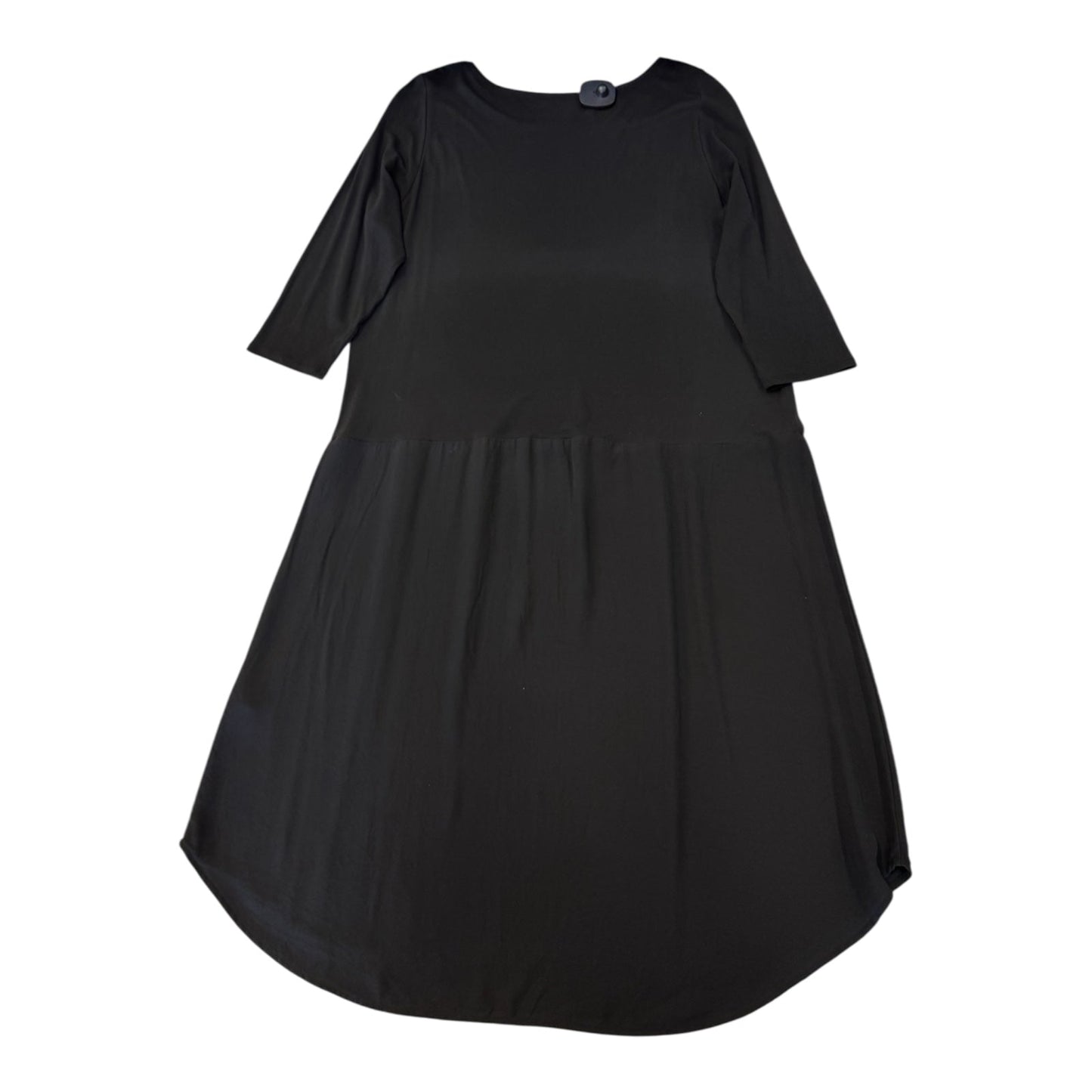 Dress Casual Short By Eileen Fisher In Black, Size: L