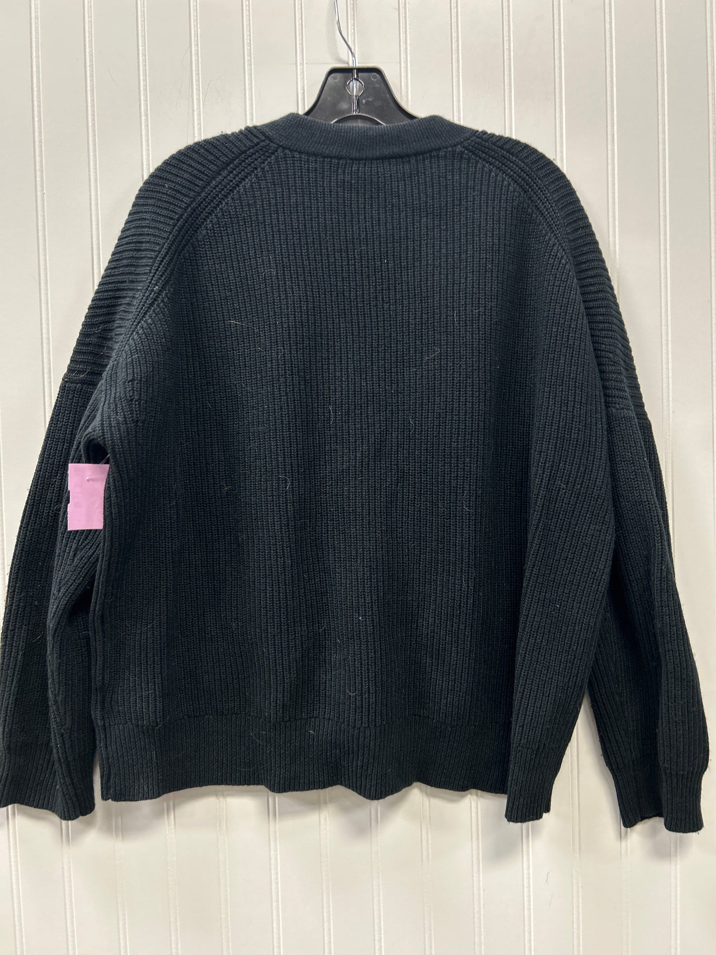 Sweater Cardigan By J. Crew In Black, Size:M