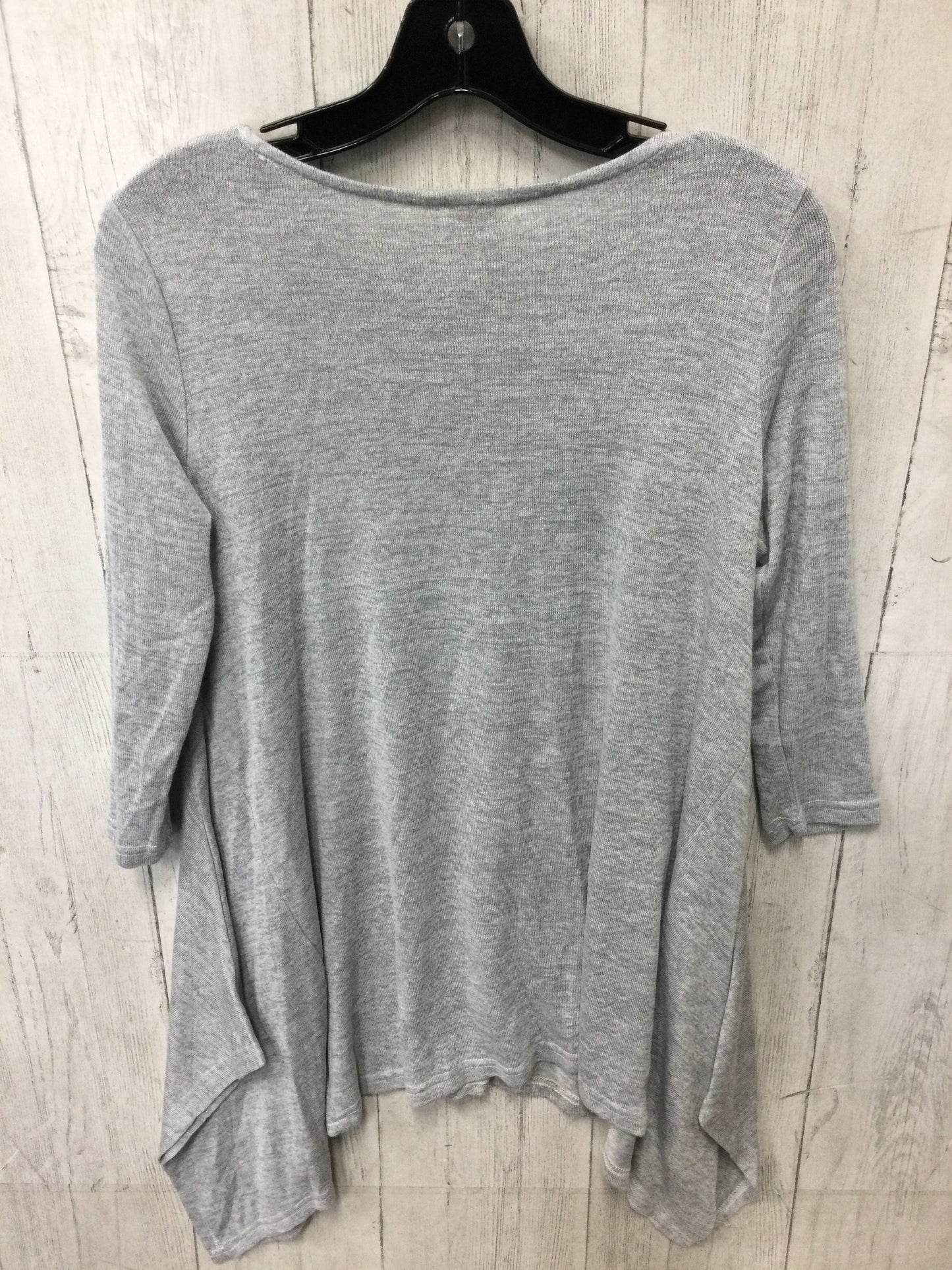 Tunic Ls By Chaser In Grey, Size:M
