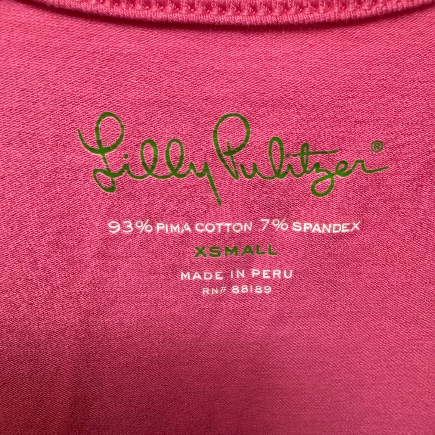 Tank Top Designer By Lilly Pulitzer In Pink, Size: Xs