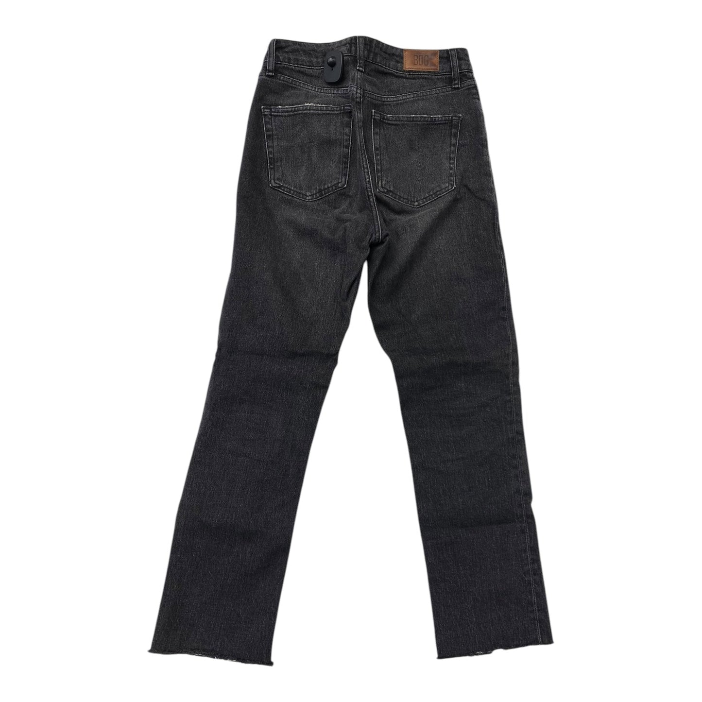 Jeans Straight By Urban Outfitters In Black Denim, Size:4