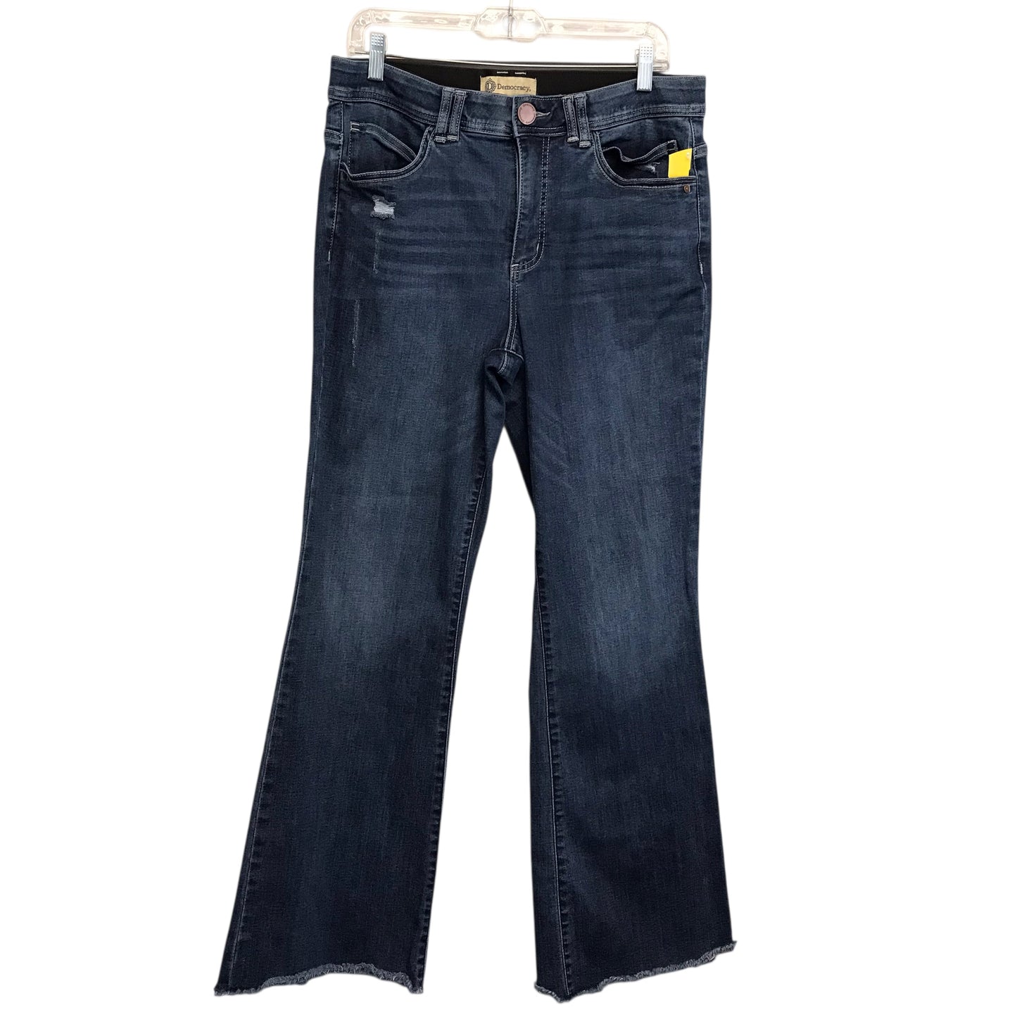 Jeans Wide Leg By Democracy In Blue Denim, Size:12