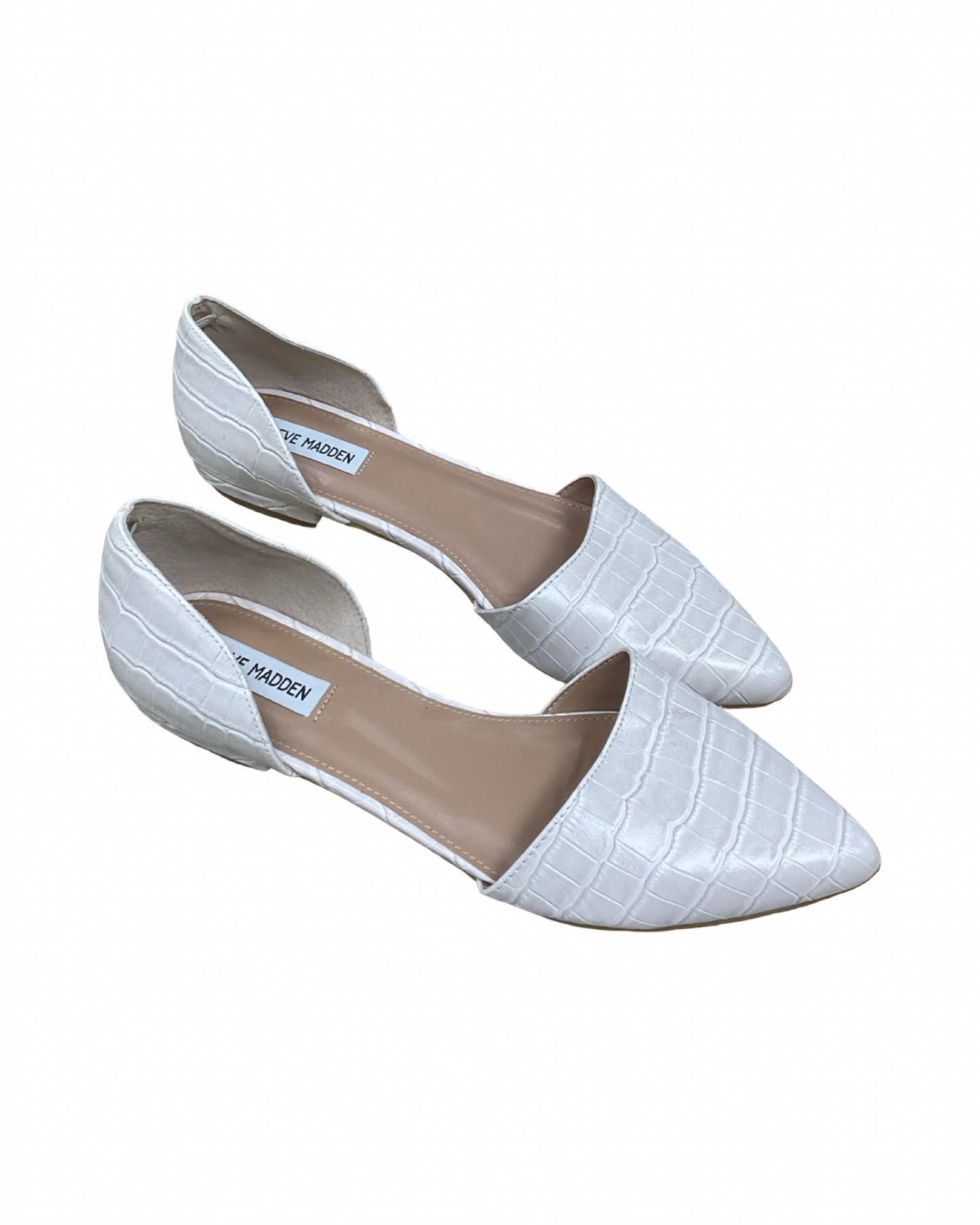 Shoes Flats By Steve Madden In Cream, Size:10