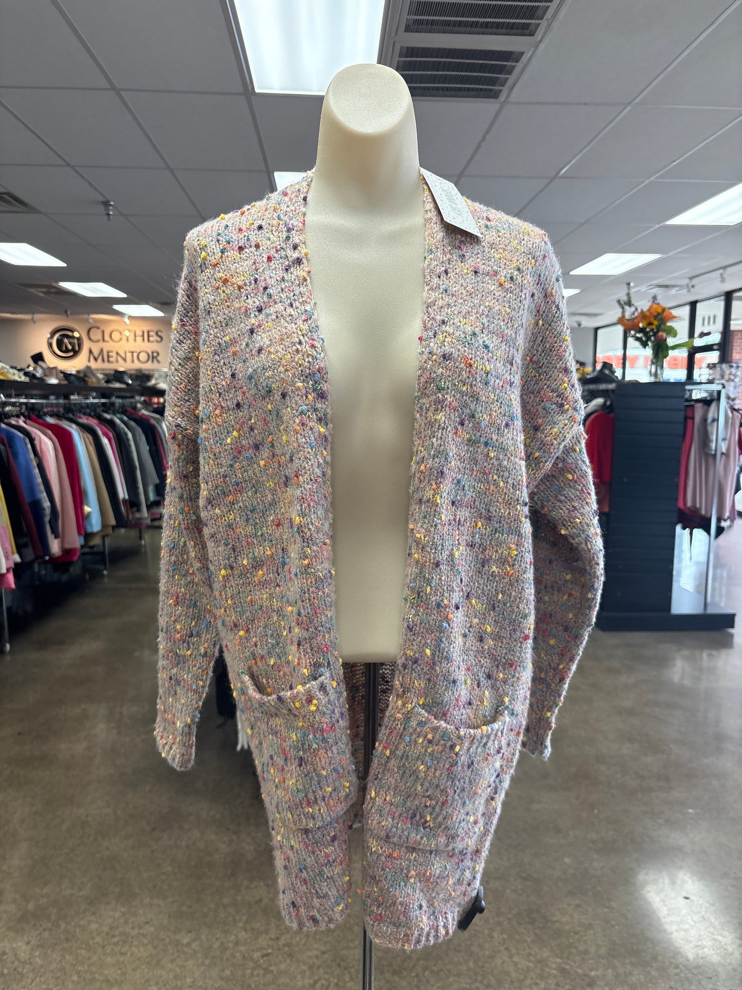 Sweater Cardigan By Sienna Sky In Multi, Size:S