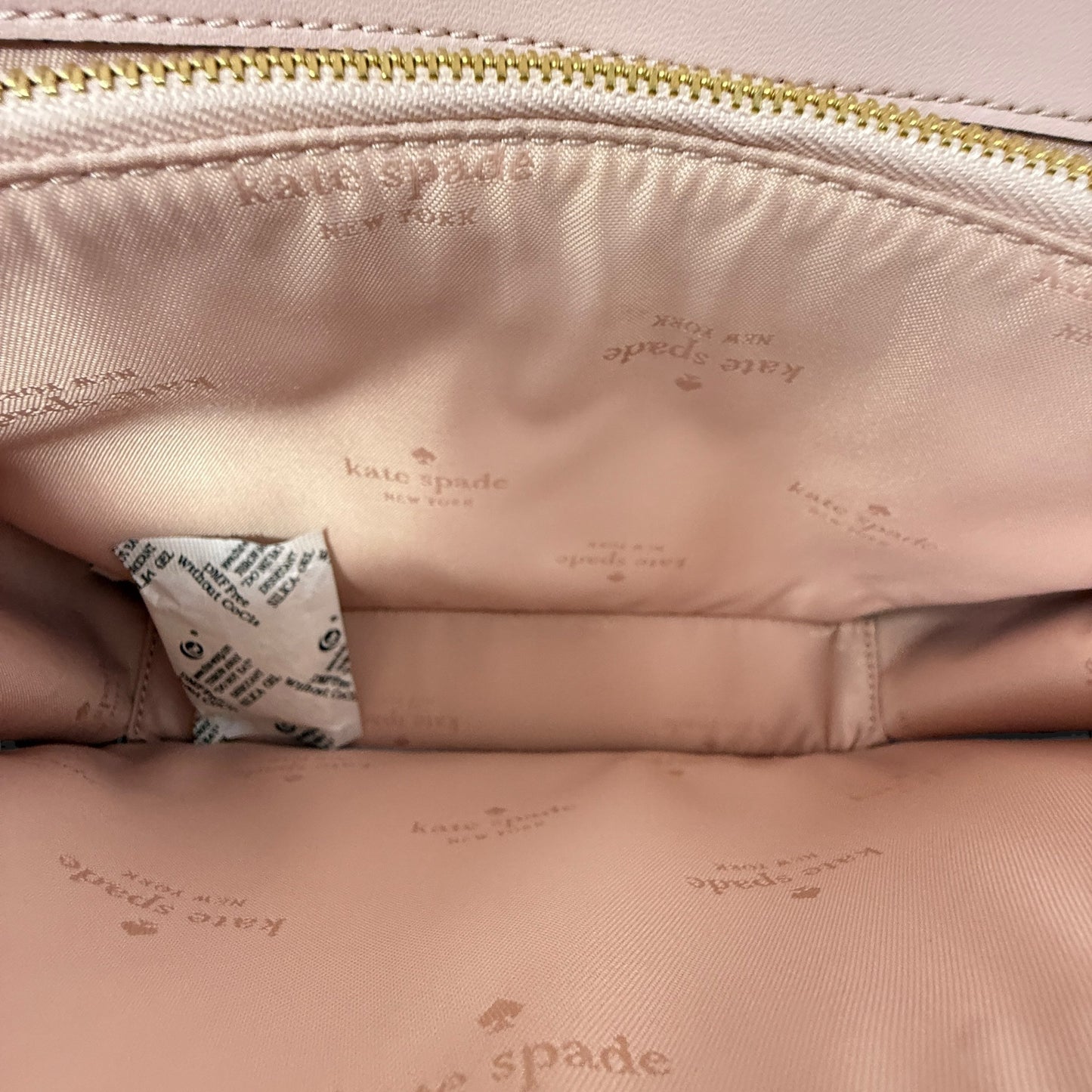 Voyage Leather Shoulder Bag Designer By Kate Spade, Size: Medium