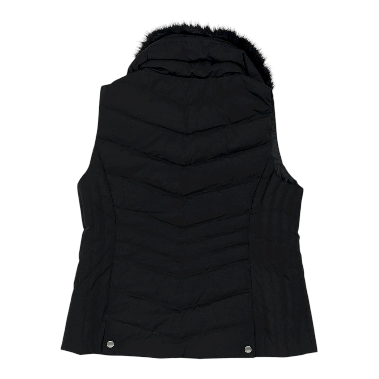 Vest Puffer & Quilted By Talbots In Black, Size:Mp