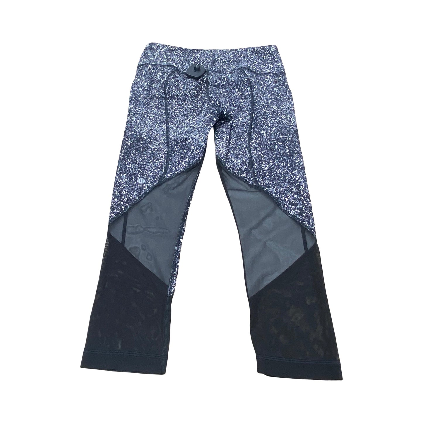 Athletic Leggings By Lululemon In Black & White, Size:6