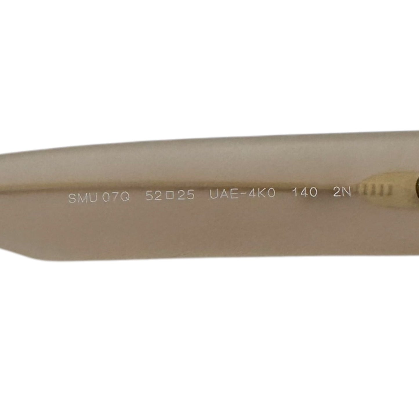 SMU 07Q Round Half Rim Sunglasses Luxury Designer By Miu Miu