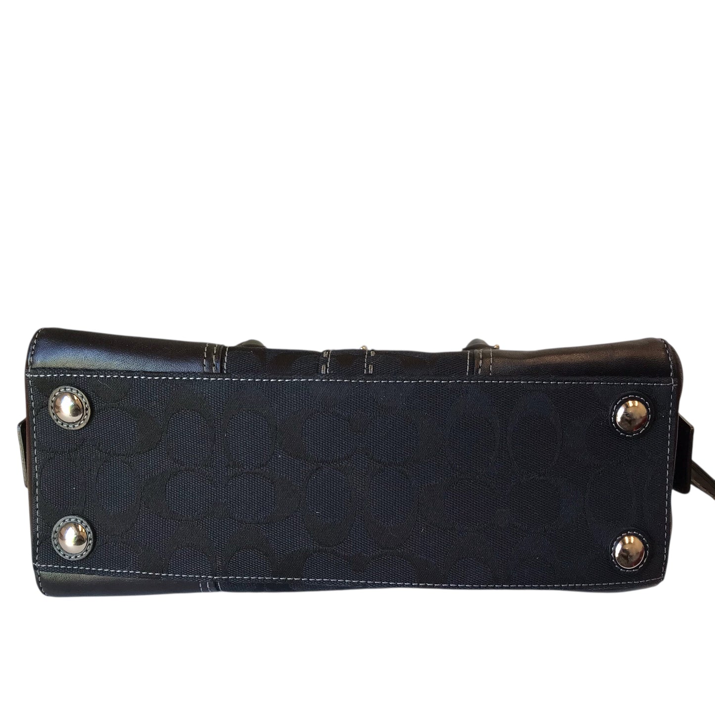 Handbag Designer By Coach In Black, Size:Small