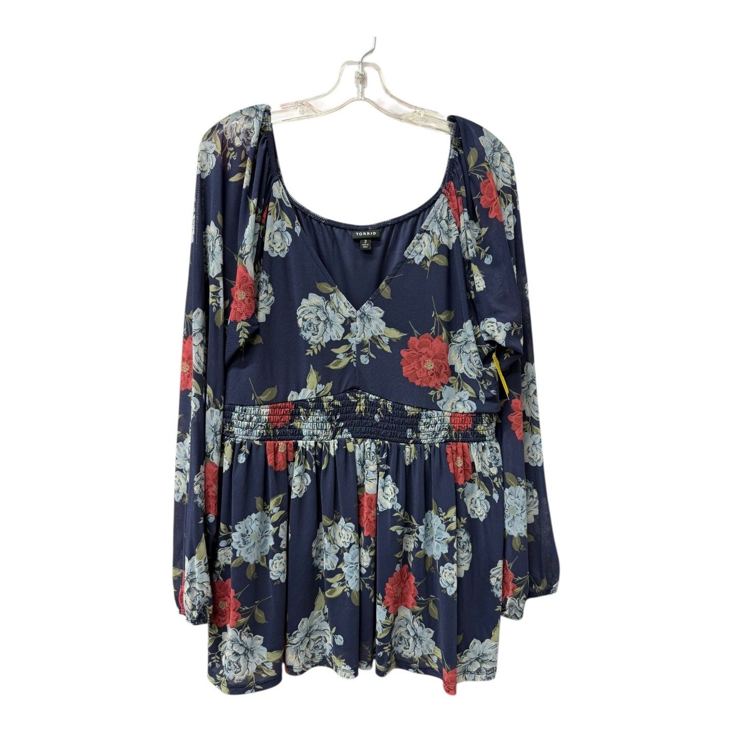 Top Ls By Torrid In Blue, Size:2X