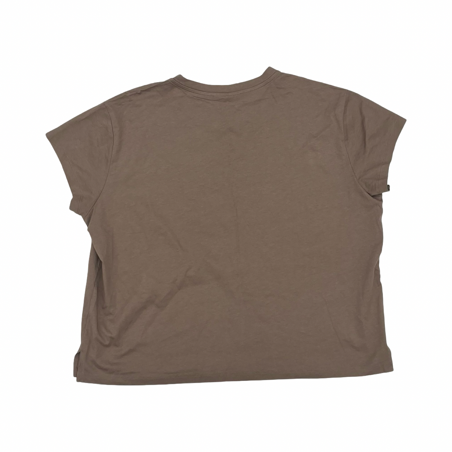 Top Ss Basic By Loft In Brown, Size:L