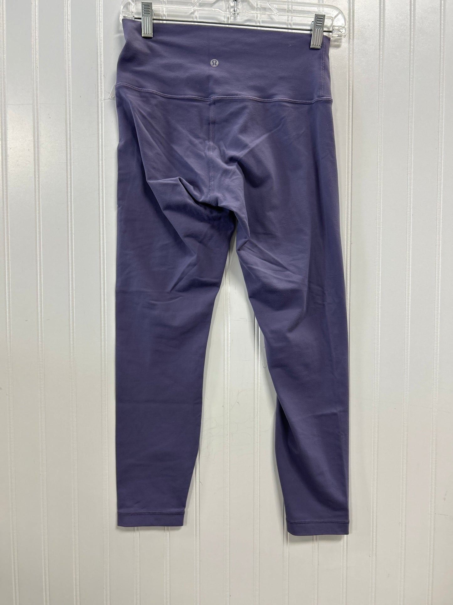 Athletic Leggings By Lululemon In Purple, Size:8