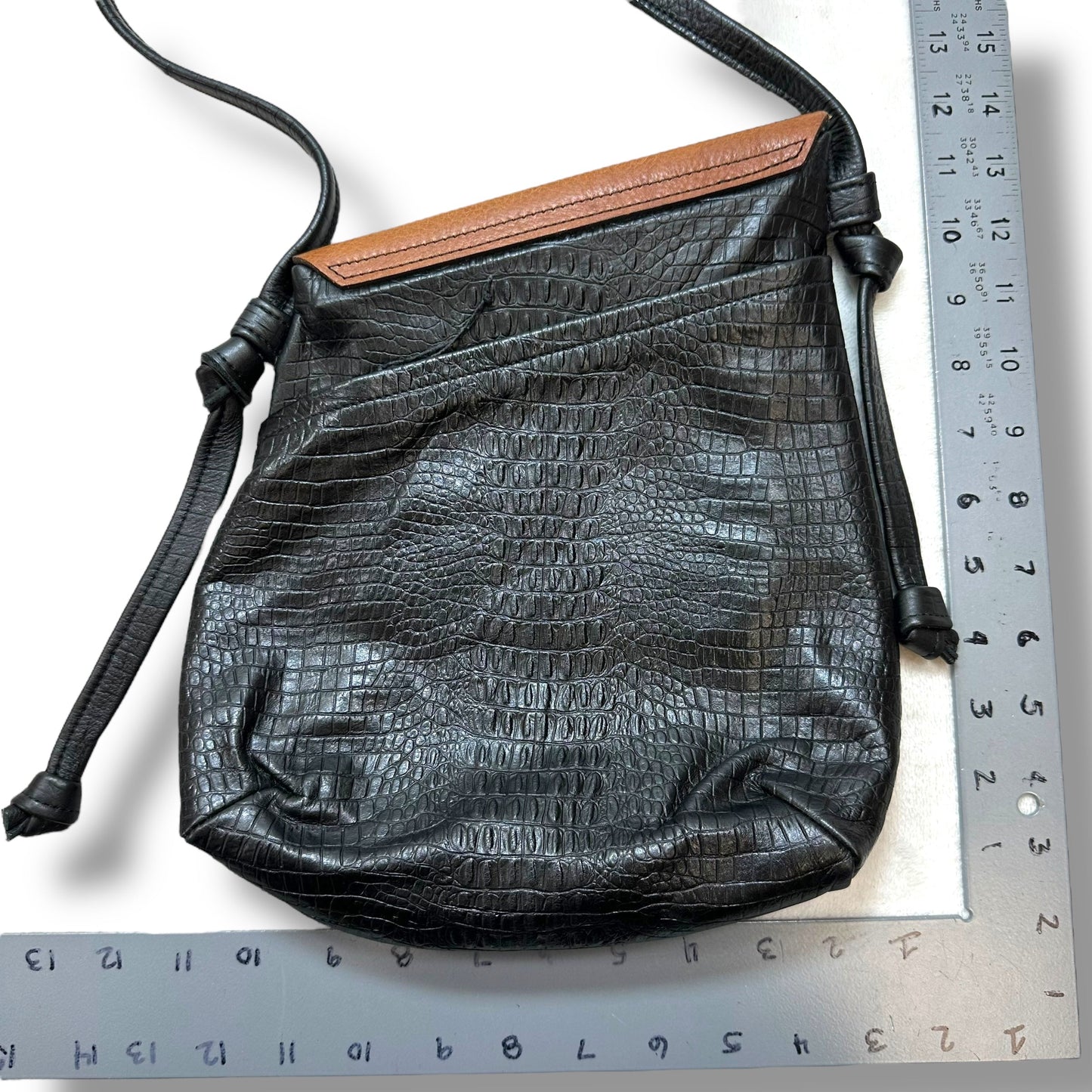 Leather Crossbody By THOMAS LEATHERS, Size: Small