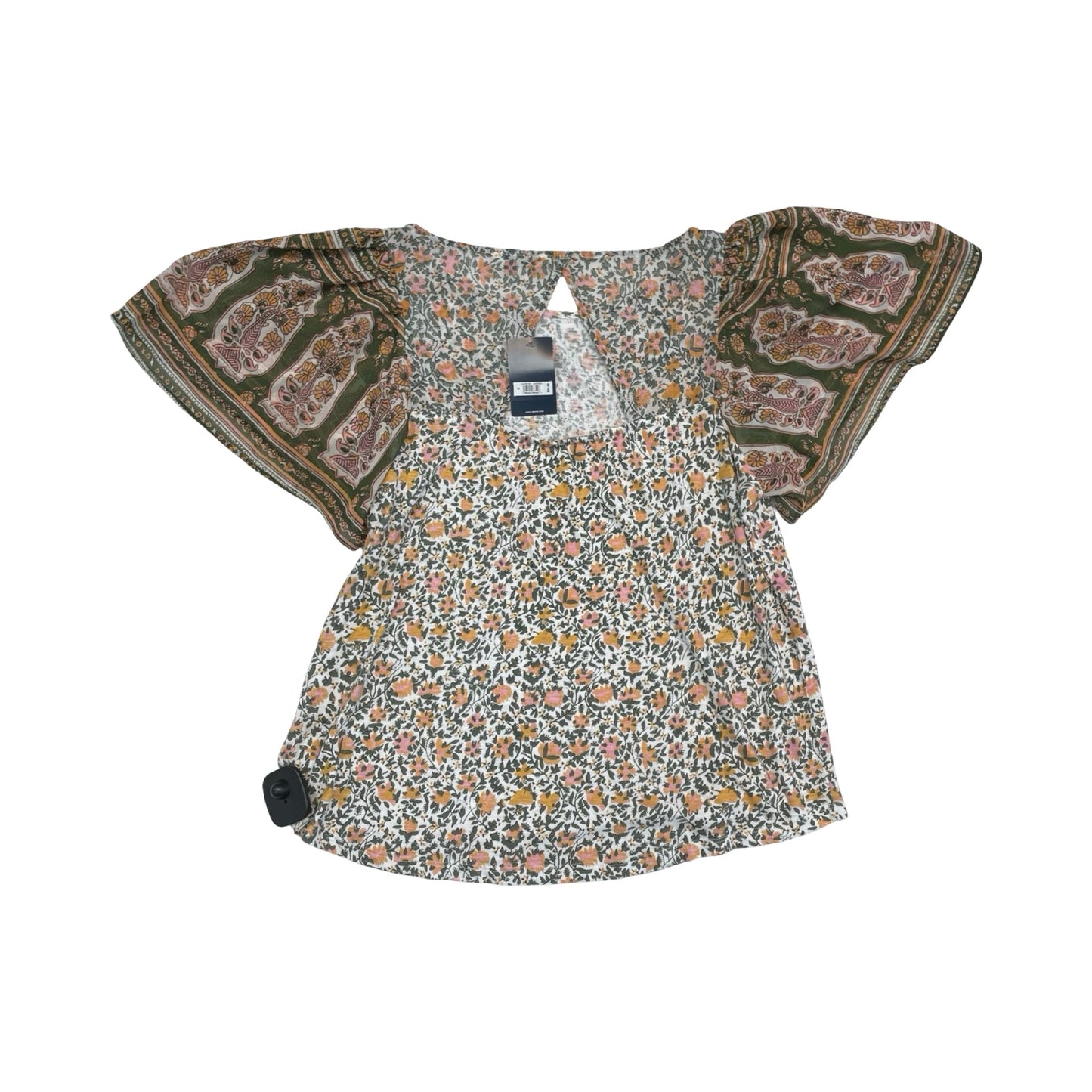 Top Ss By Lucky Brand In Floral Print, Size:S
