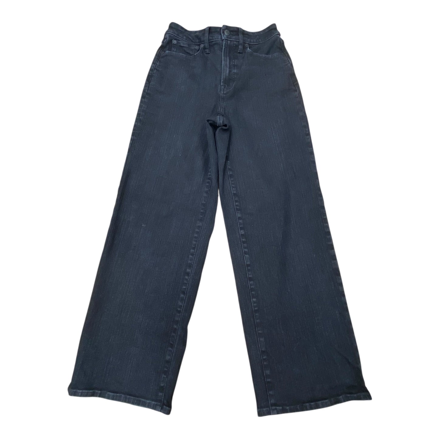 Jeans Wide Leg By Madewell In Black, Size:4