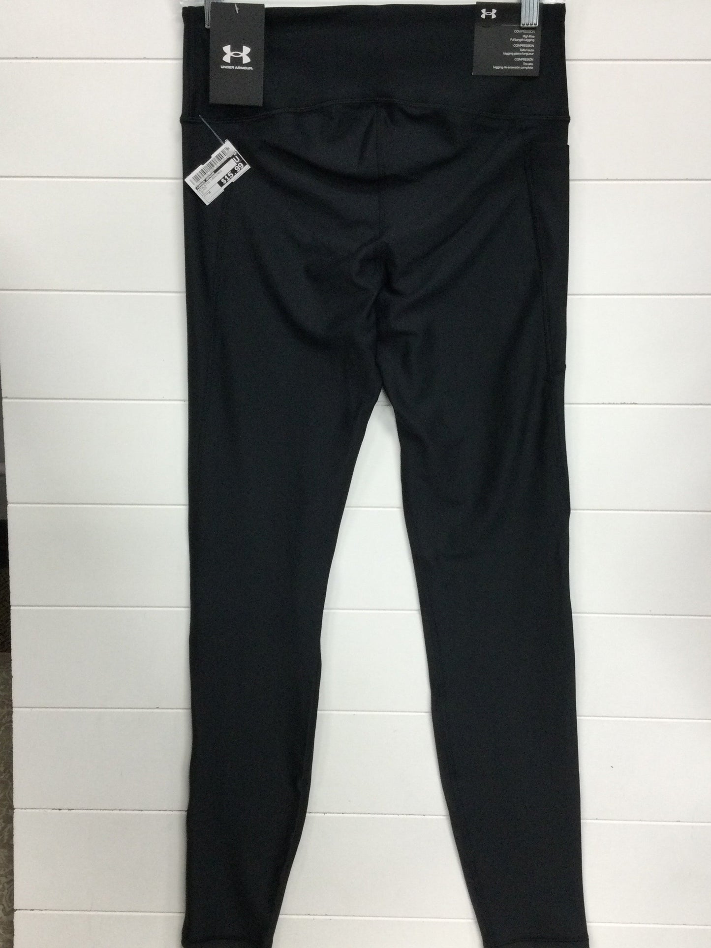 Athletic Leggings By Under Armour In Black, Size:M