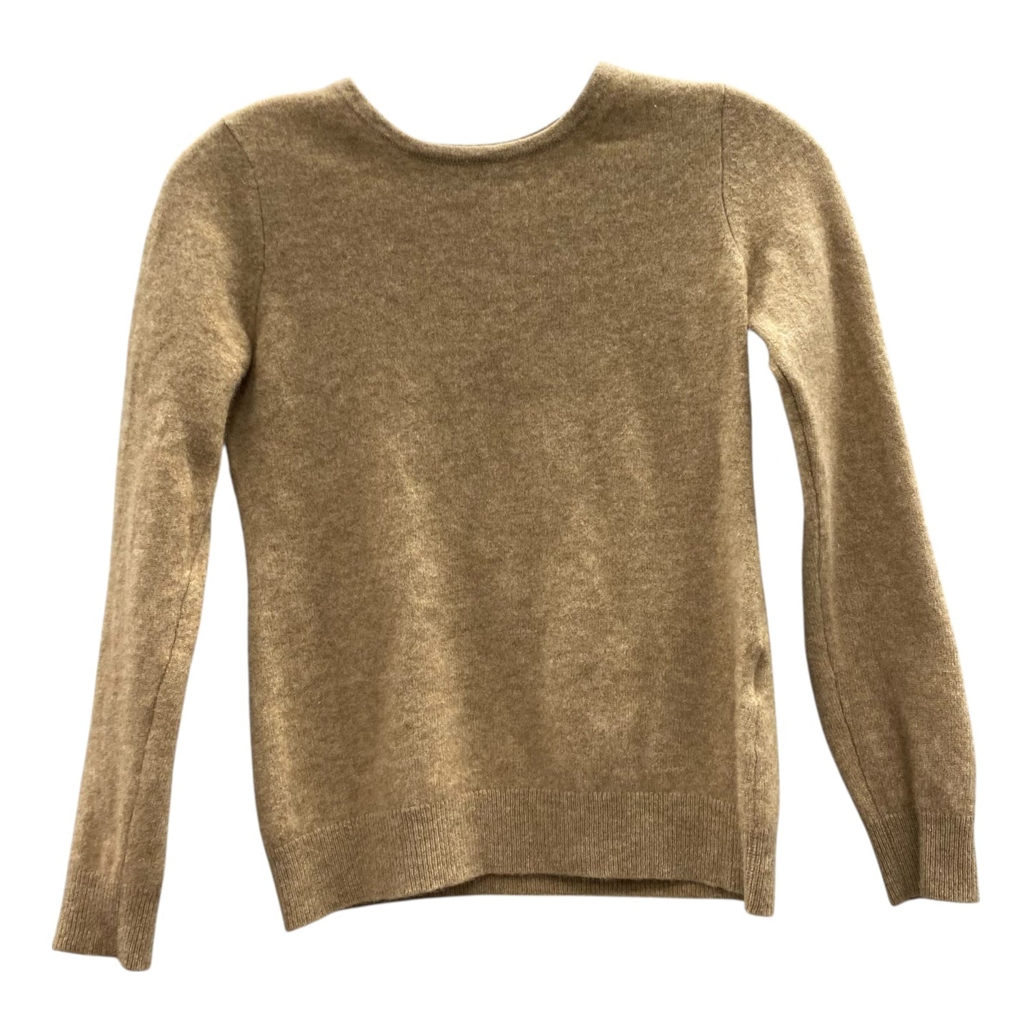 Sweater Cardigan Cashmere By Charter Club In Tan, Size:S