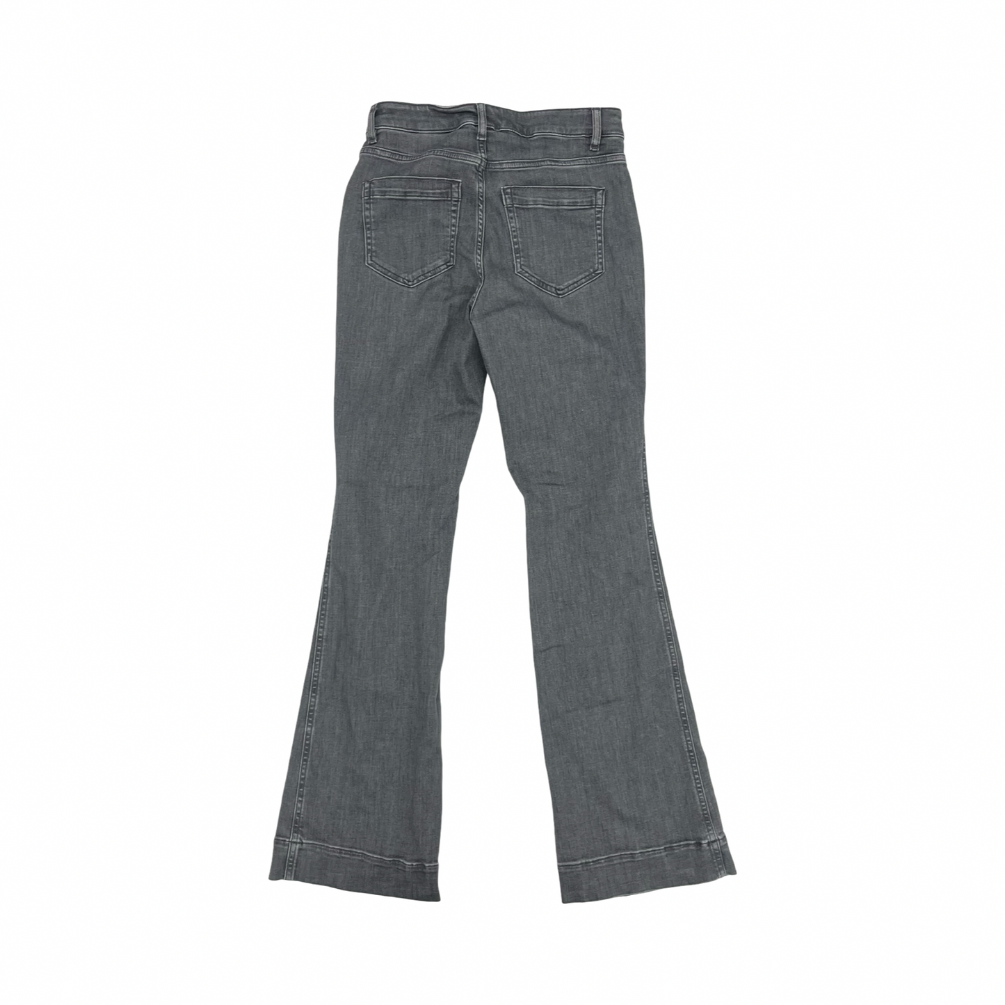 Jeans Flared By J. Jill In Grey Denim, Size:4