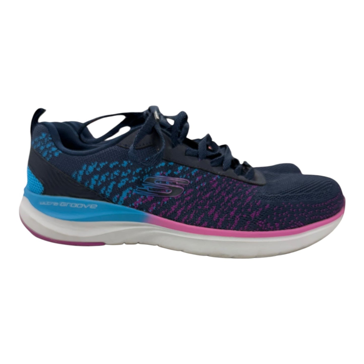 Shoes Athletic By Skechers In Blue, Size:7.5