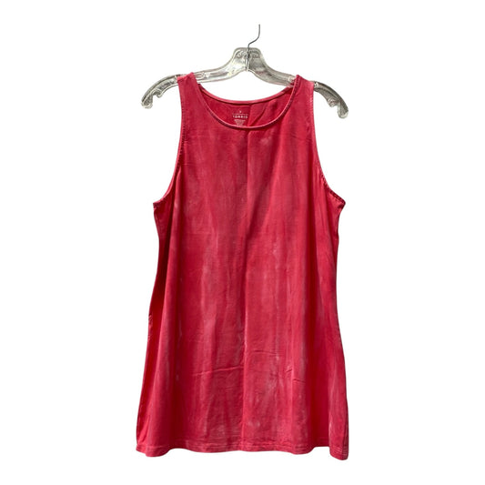Top Sleeveless By Torrid In Pink, Size:3X