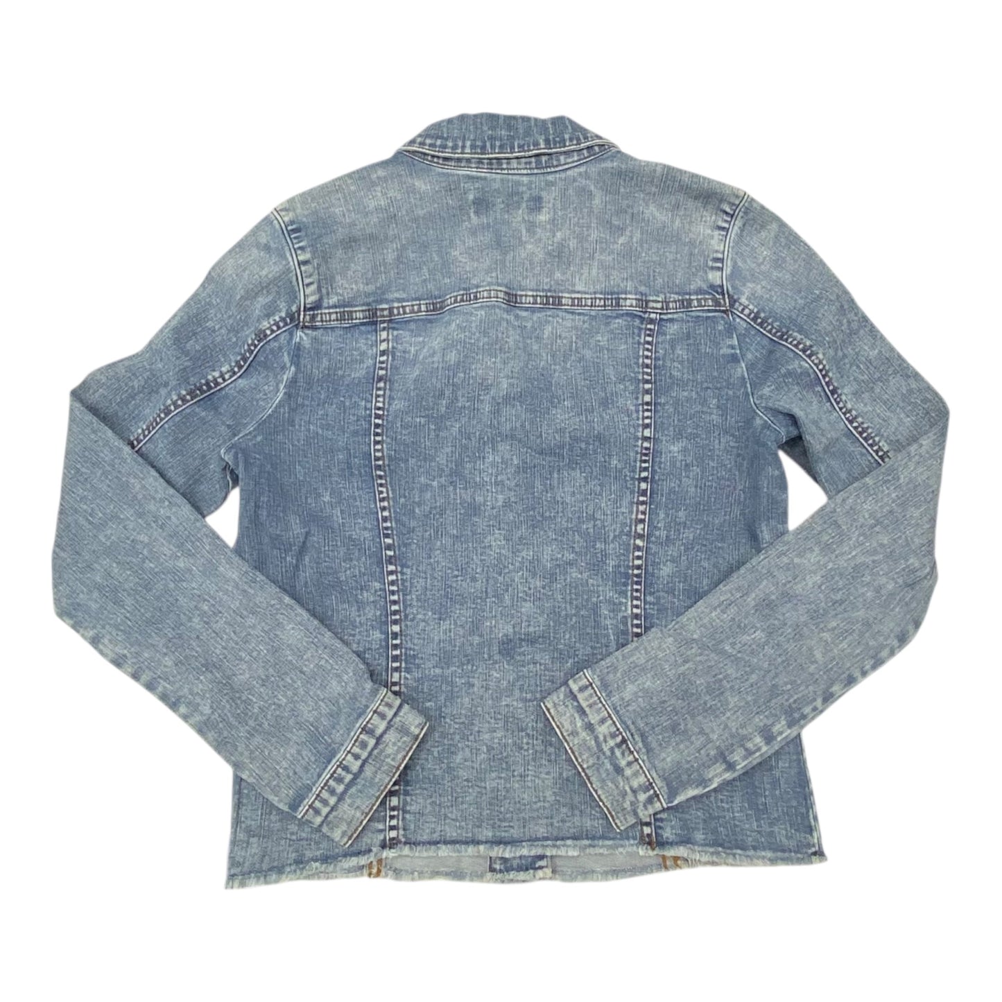Jacket Denim By Kut In Blue Denim, Size:M
