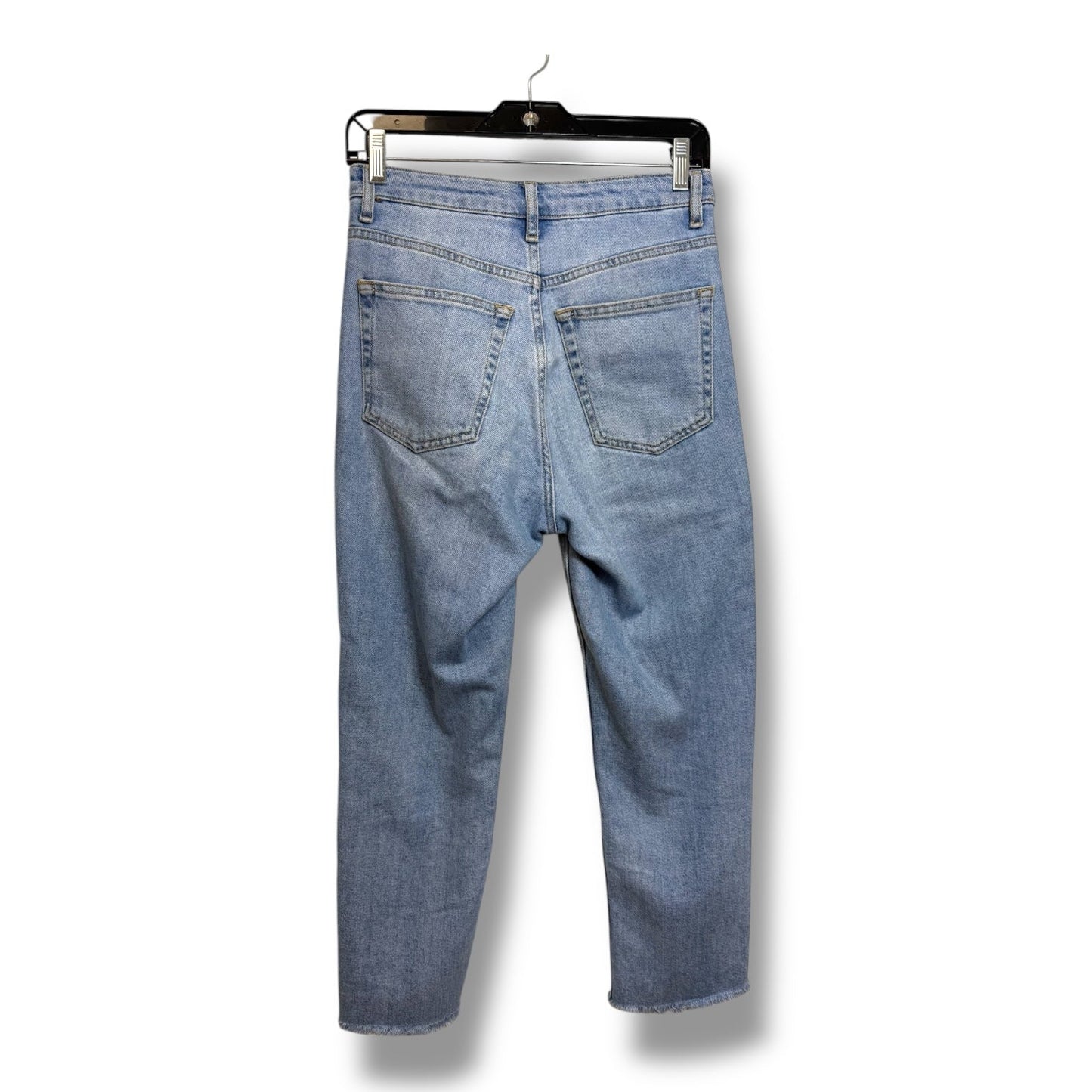 Jeans Straight By Top Shop In Blue Denim, Size: 2p