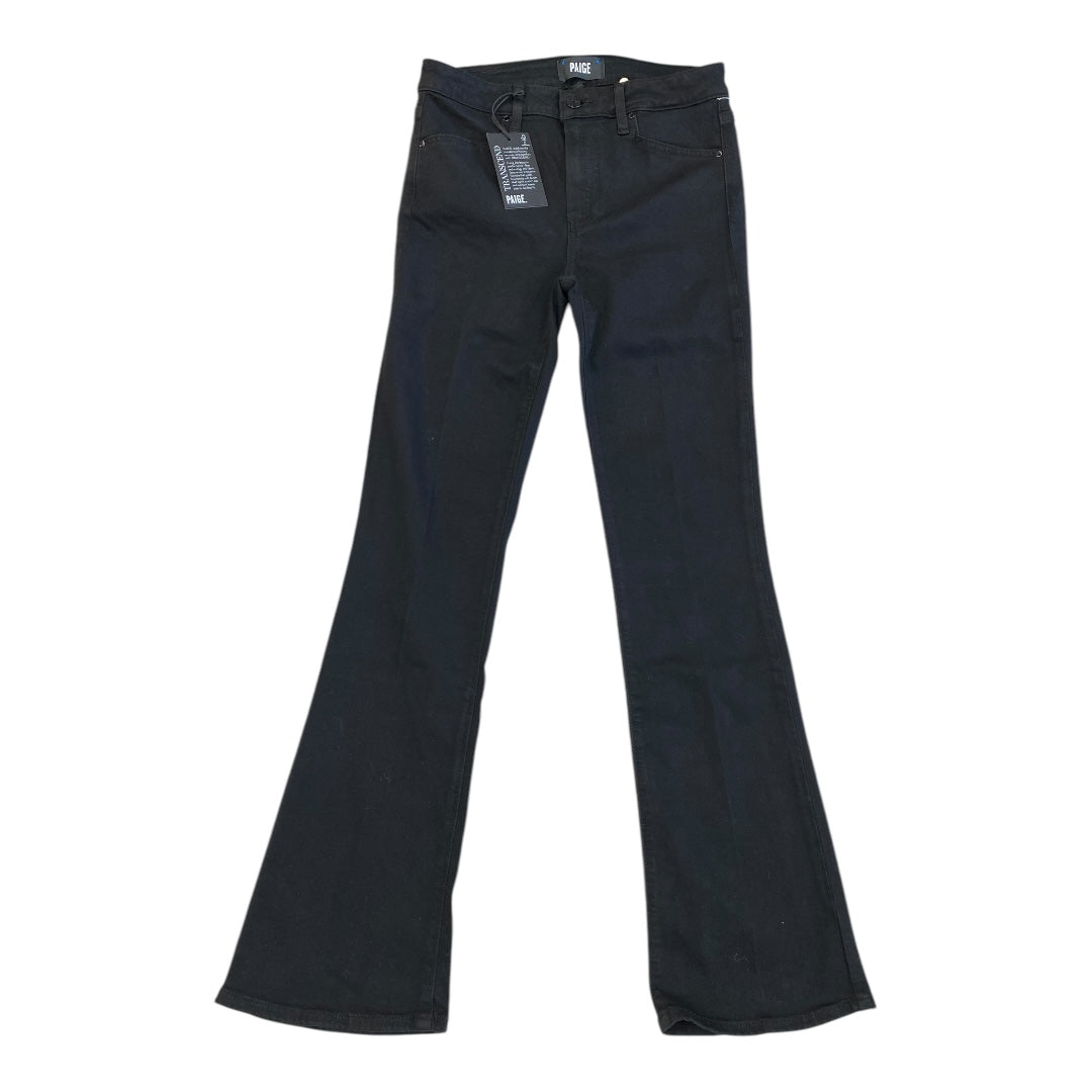 Jeans Flared By Paige In Black, Size:4