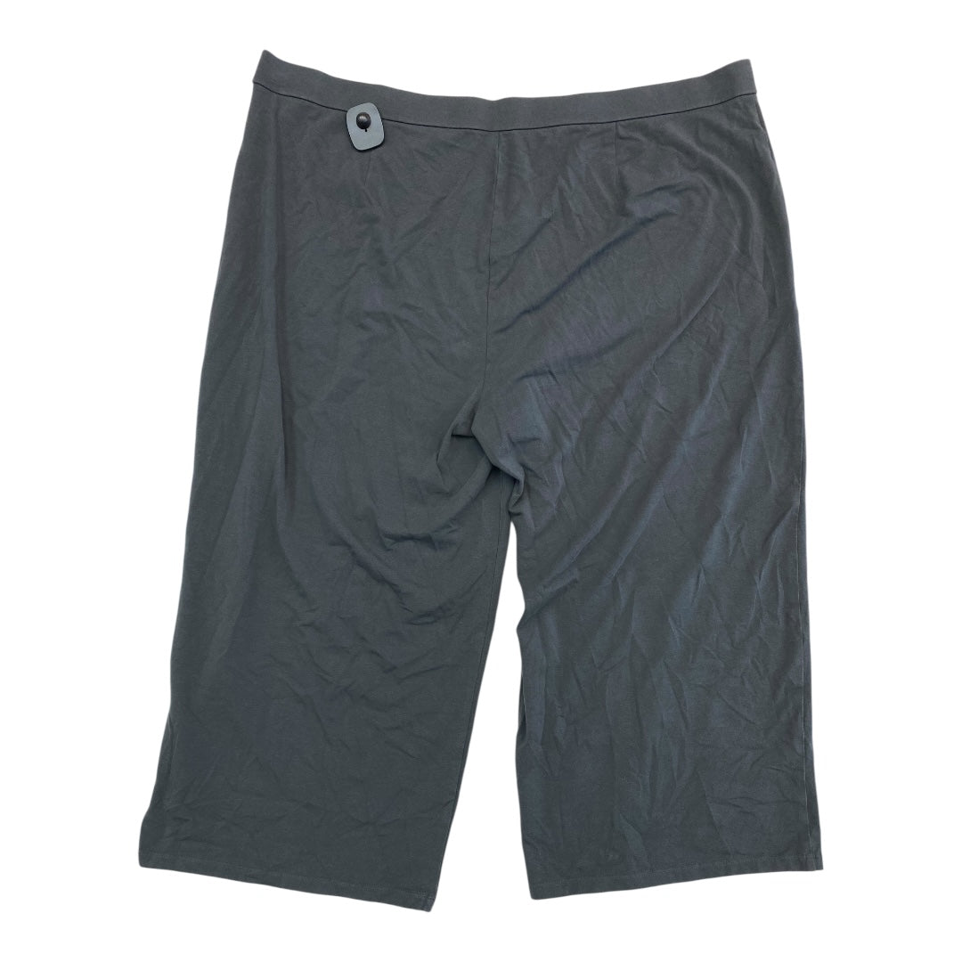 Pants Designer By Eileen Fisher In Grey, Size:3X