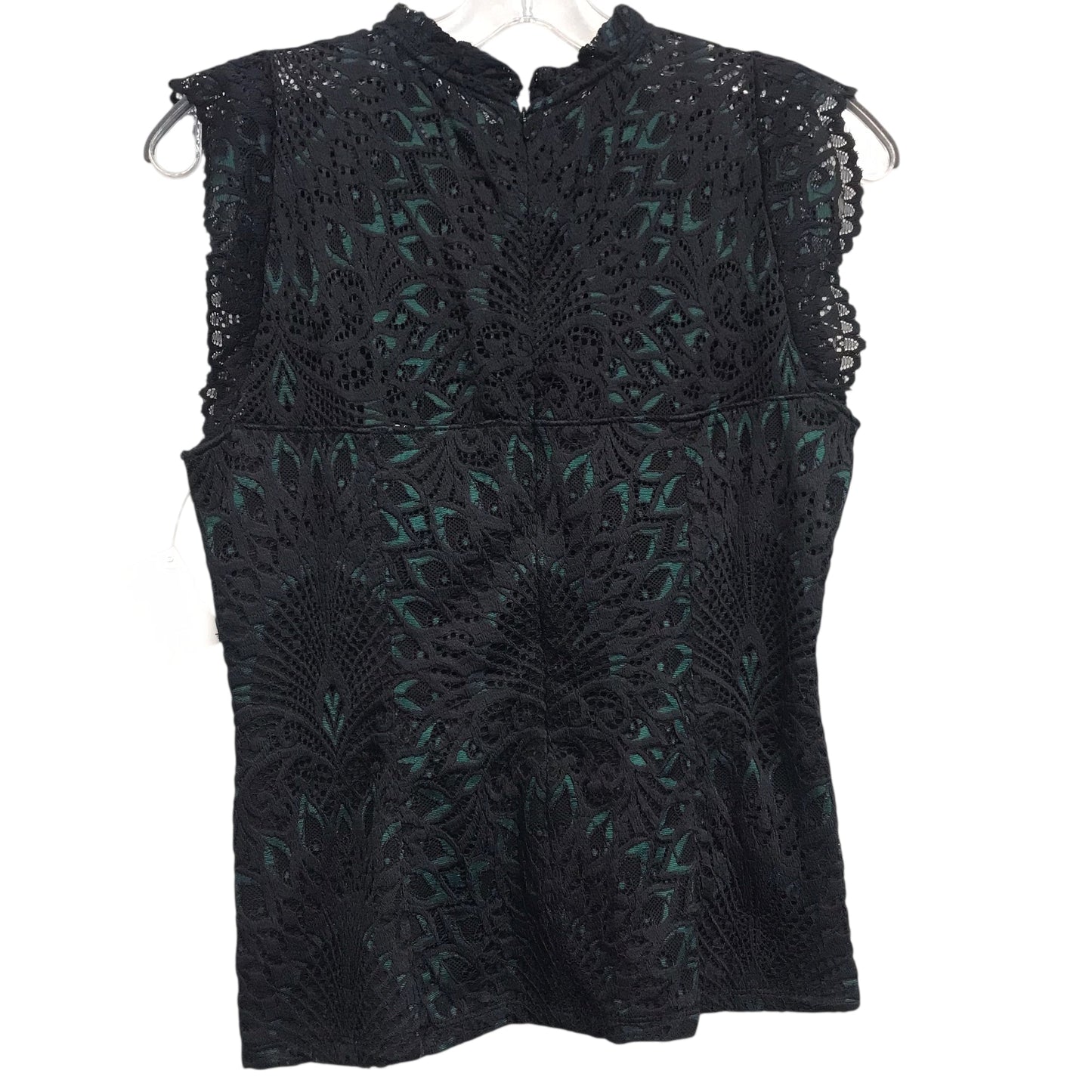 Top Sleeveless By White House Black Market In Black & Green, Size:Xs