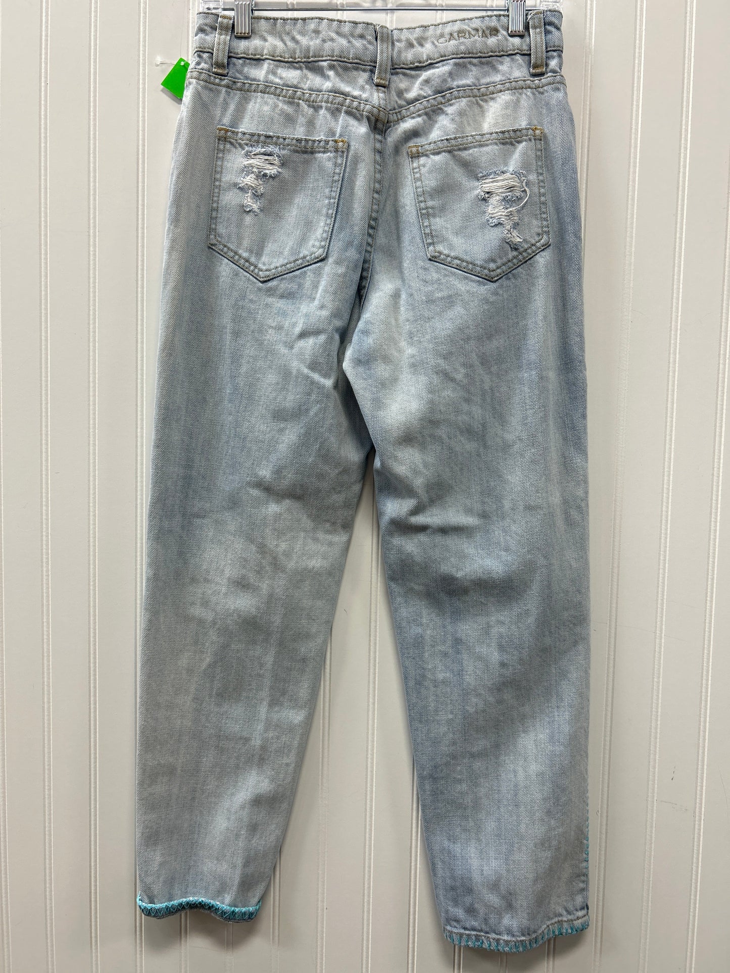 Jeans Straight By Clothes Mentor In Blue Denim, Size:6