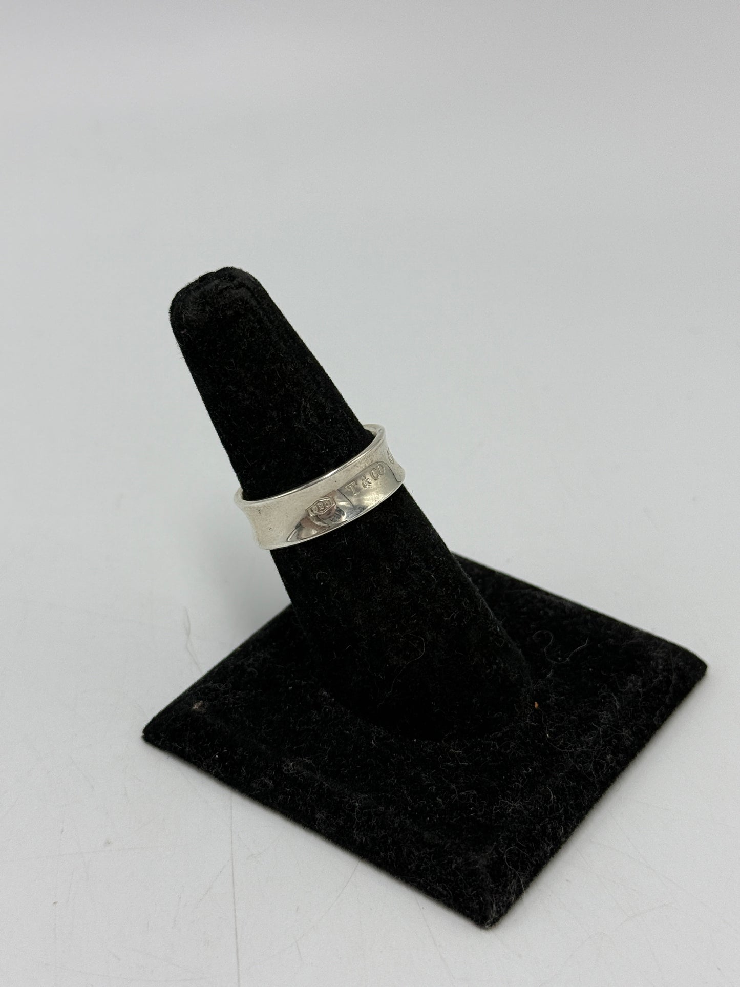 Tiffany & Company 1837 Luxury Ring in 925 Silver, Size: 8