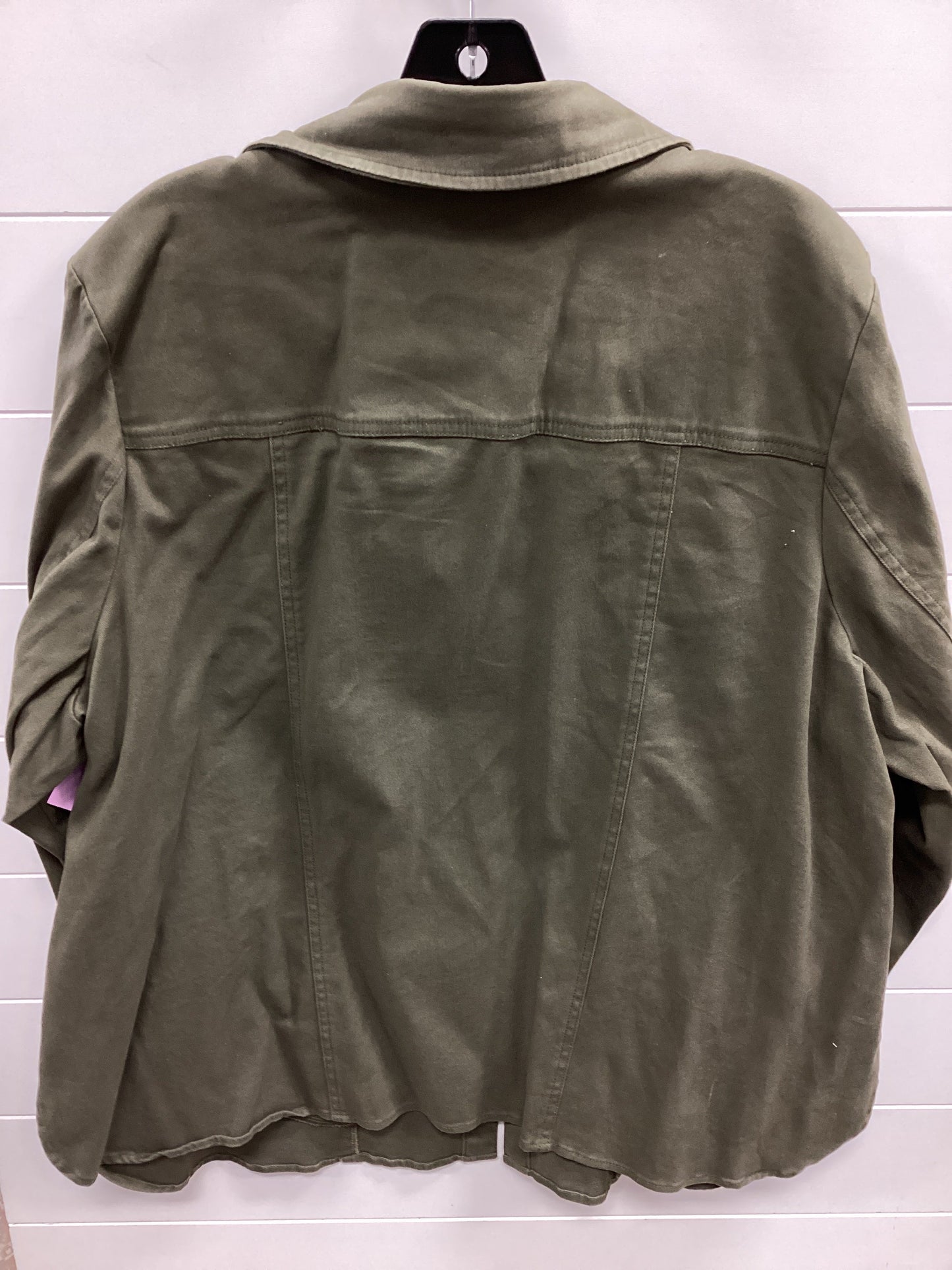 Jacket Other By Just Fab In Green, Size:2X