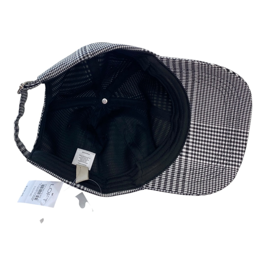 Hat Baseball Cap By Loft In Black & White