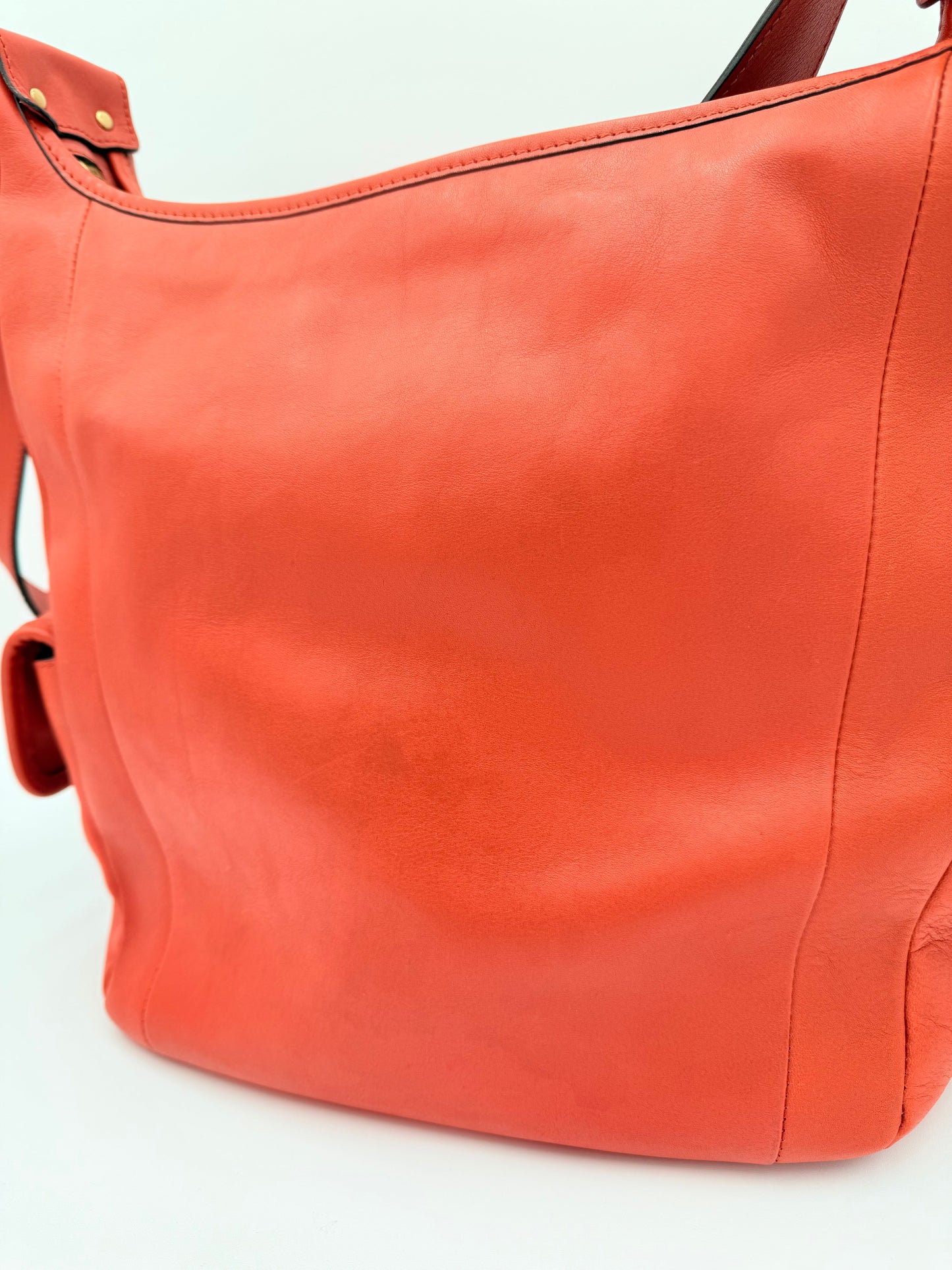 Handbag Luxury Designer By Chloe In Orange, Size:Large