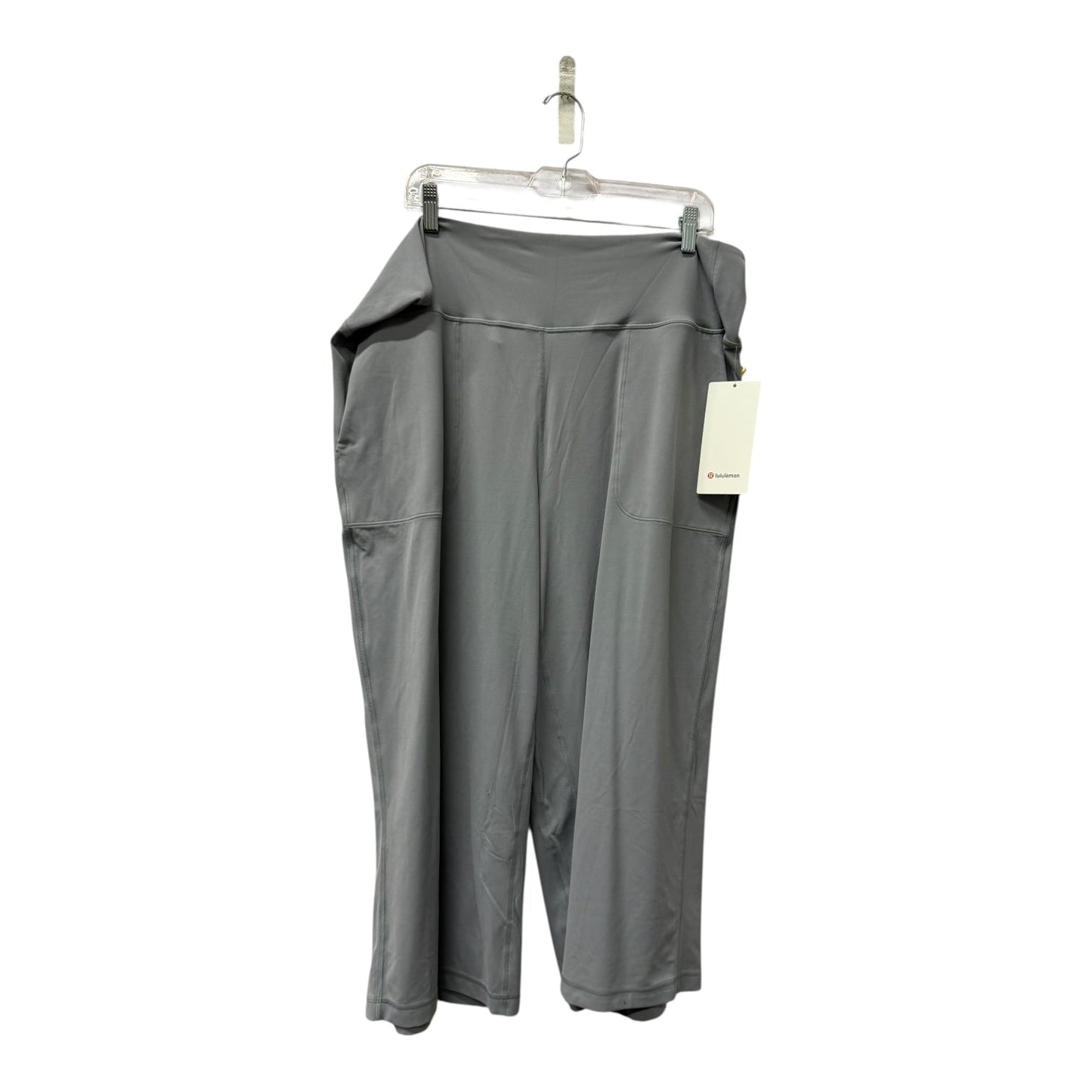 Athletic Pants By Lululemon In Grey, Size:20