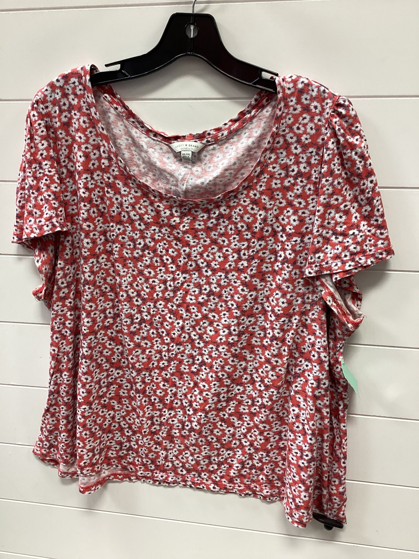 Top Ss By Lucky Brand In Red, Size:1X
