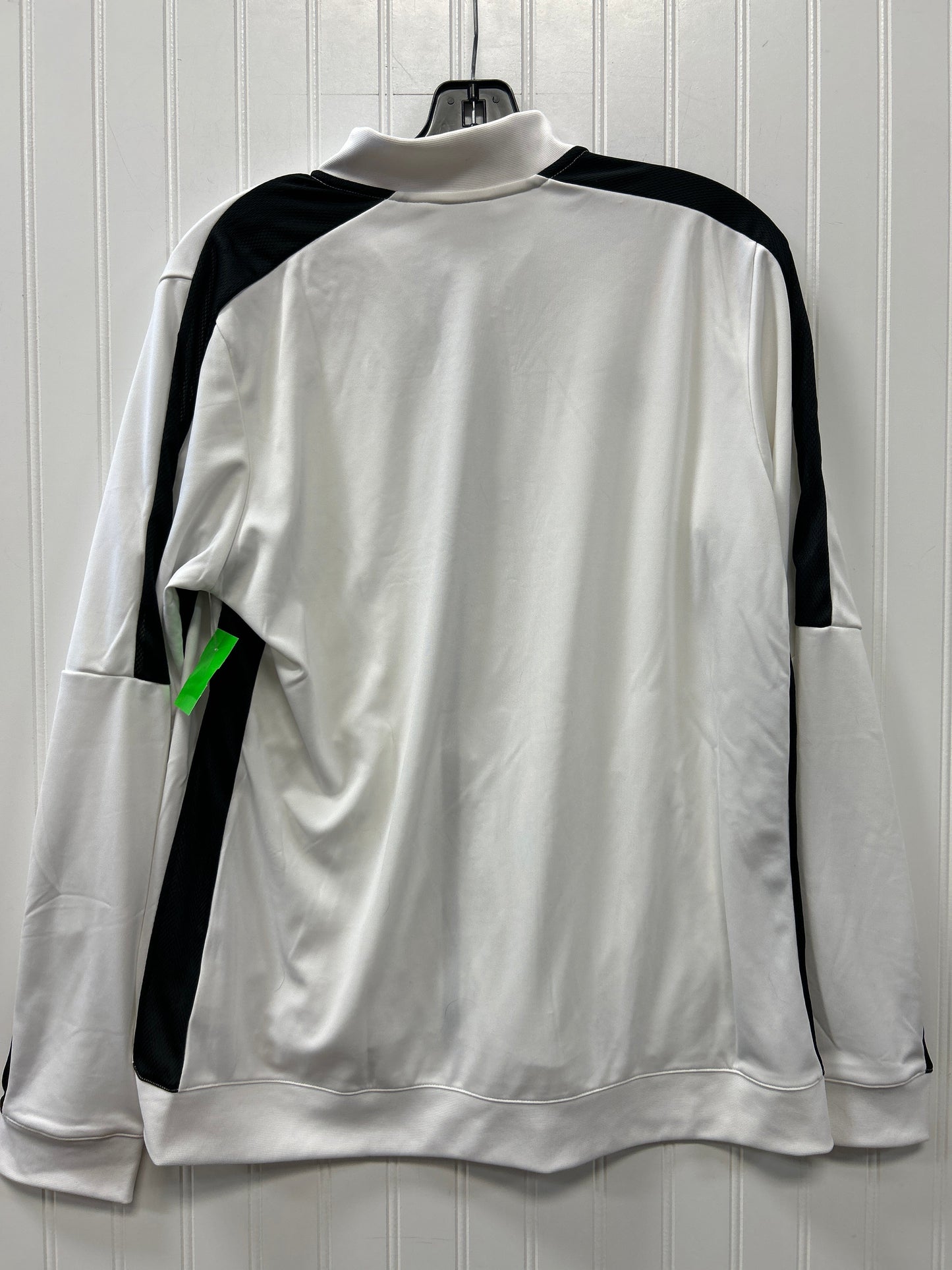 Athletic Top Ls Collar By Nike Apparel In White, Size:Xl NWT