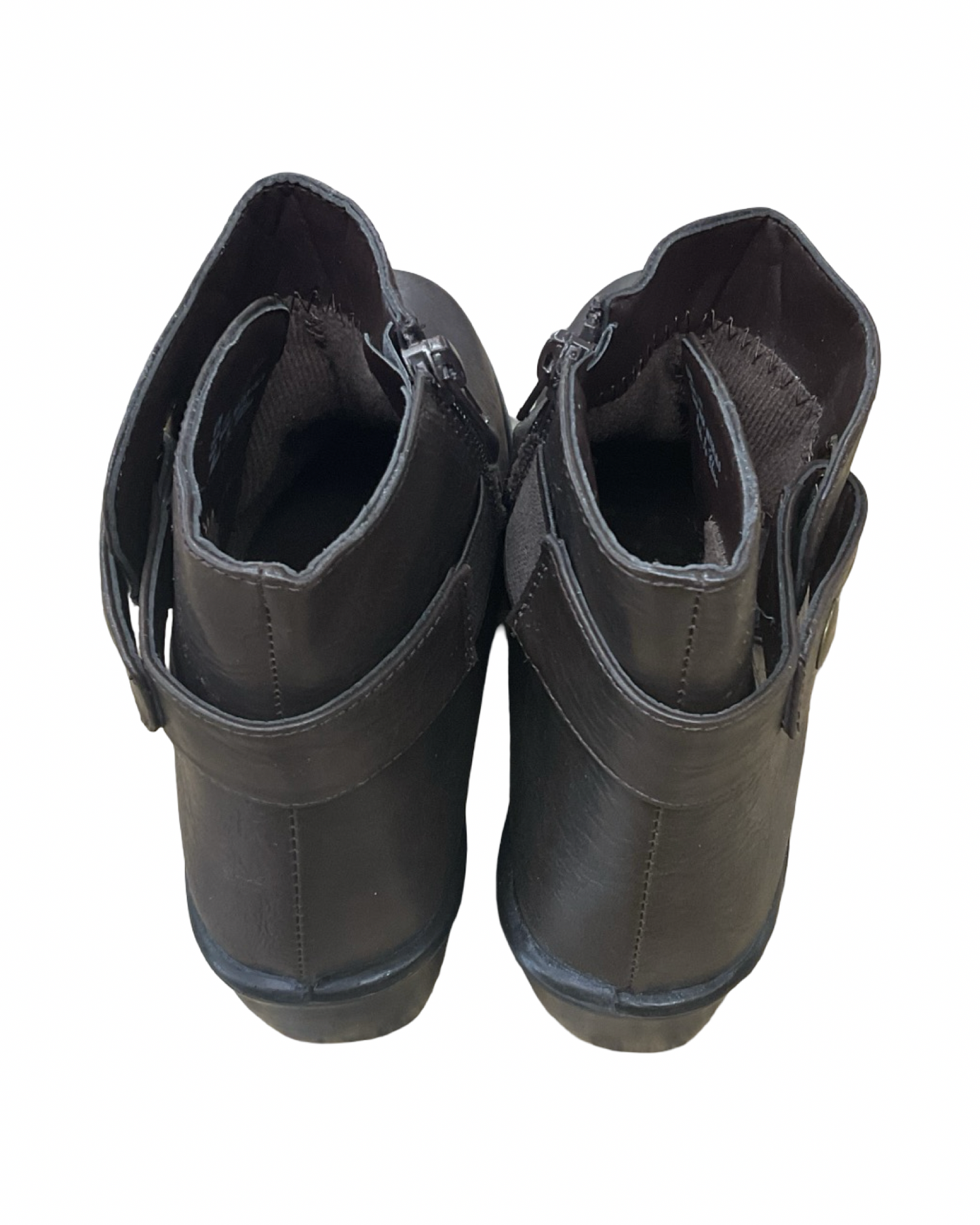 Boots Ankle Heels By Spring Step In Brown, Size:8