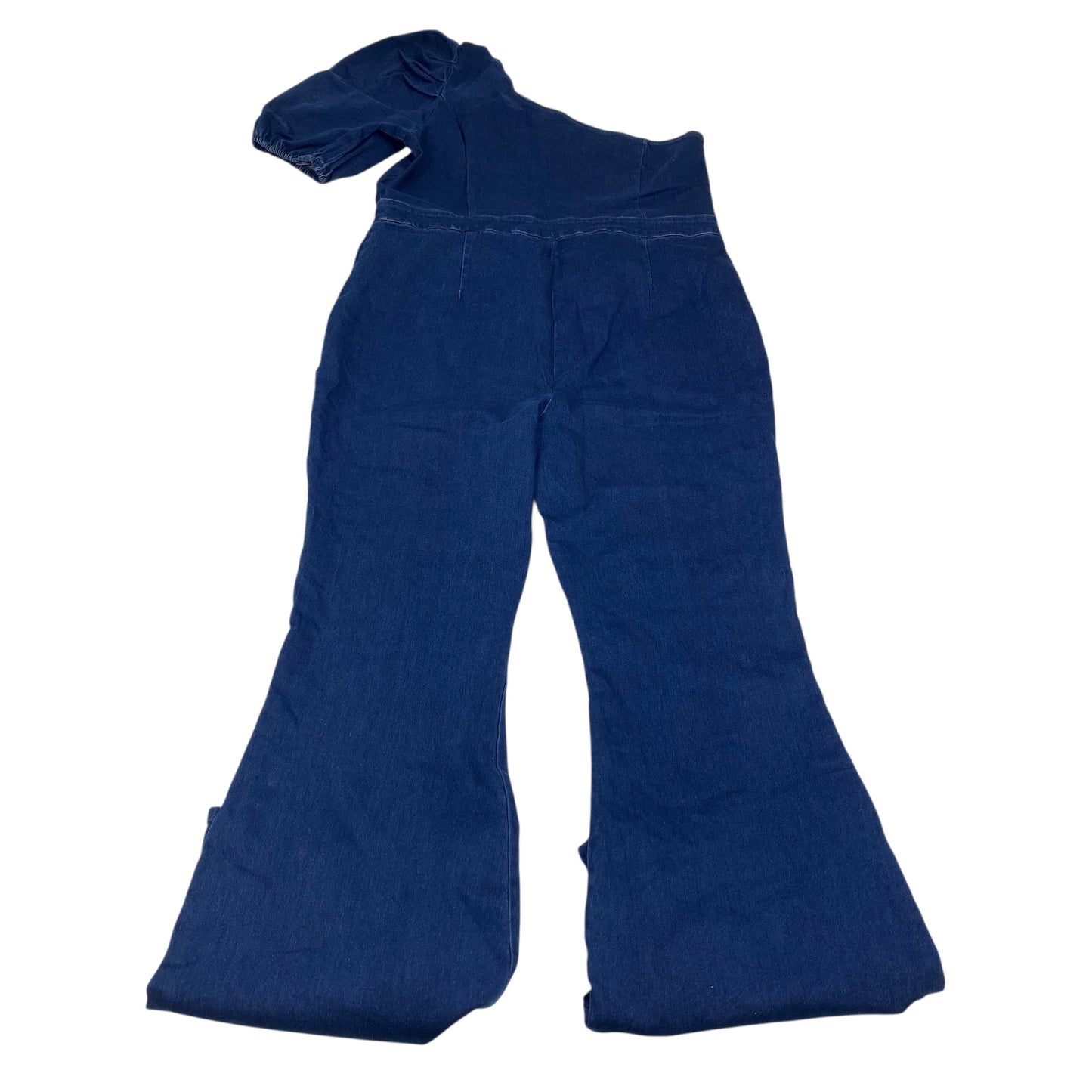 Jumpsuit By Fashion Nova In Blue Denim, Size:2X