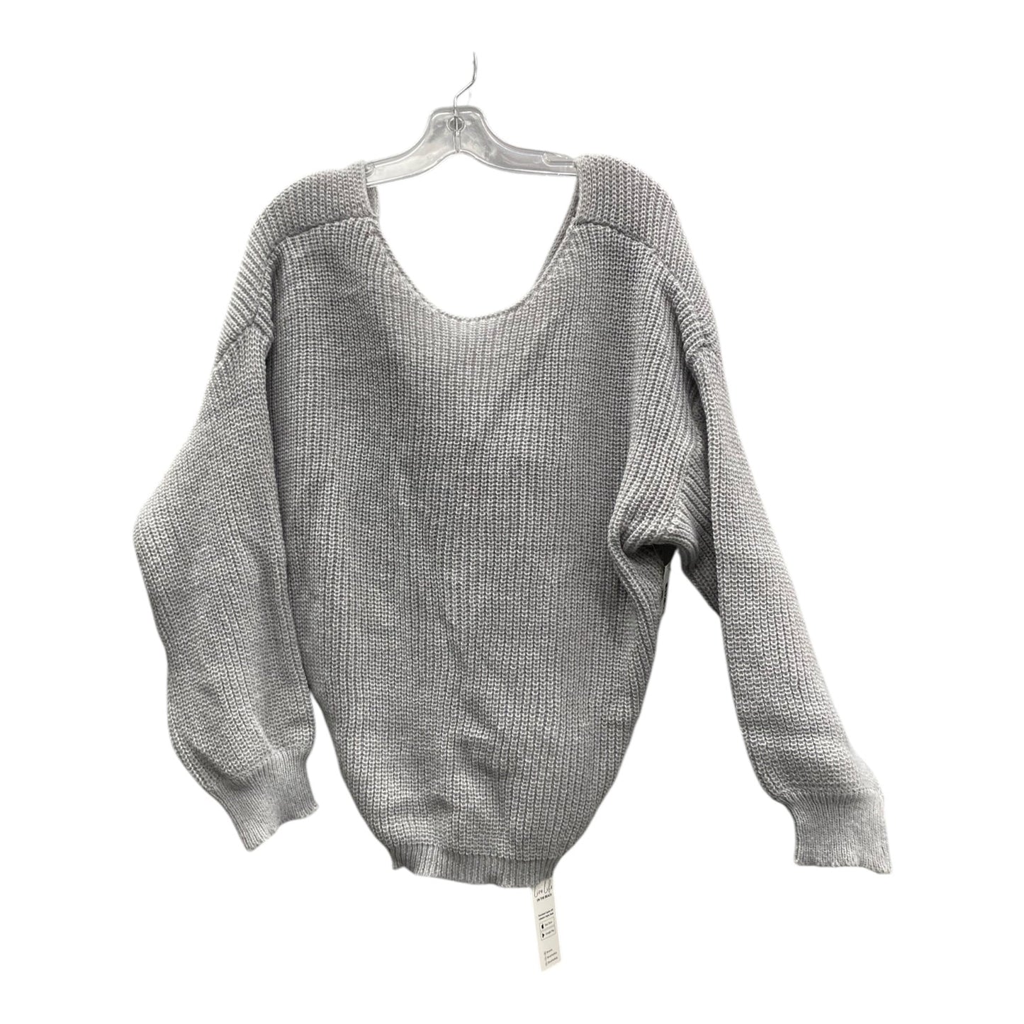 Sweater By Cupshe In Grey, Size:L