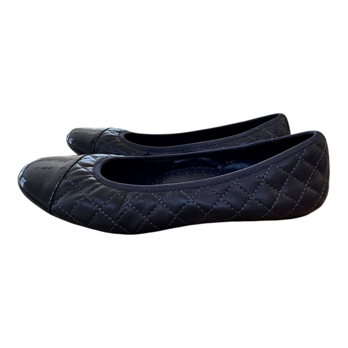 Shoes Flats By Vaneli In Navy, Size:9.5
